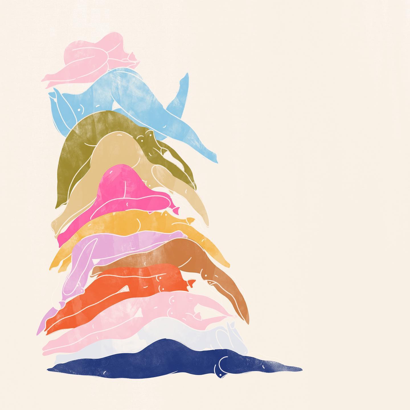 Art Print - Nap Stack