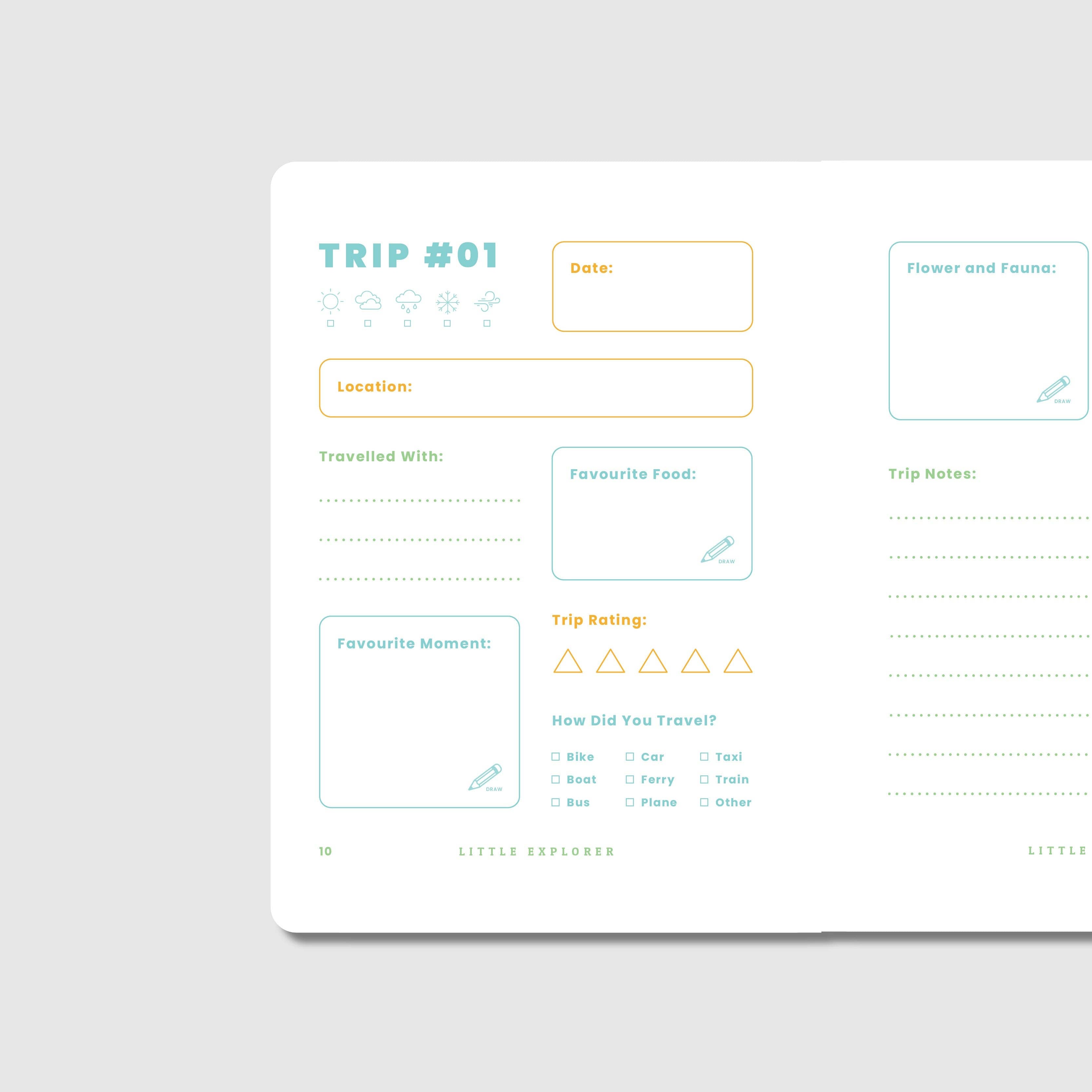 Little Explorer - Travel Journal for Kids