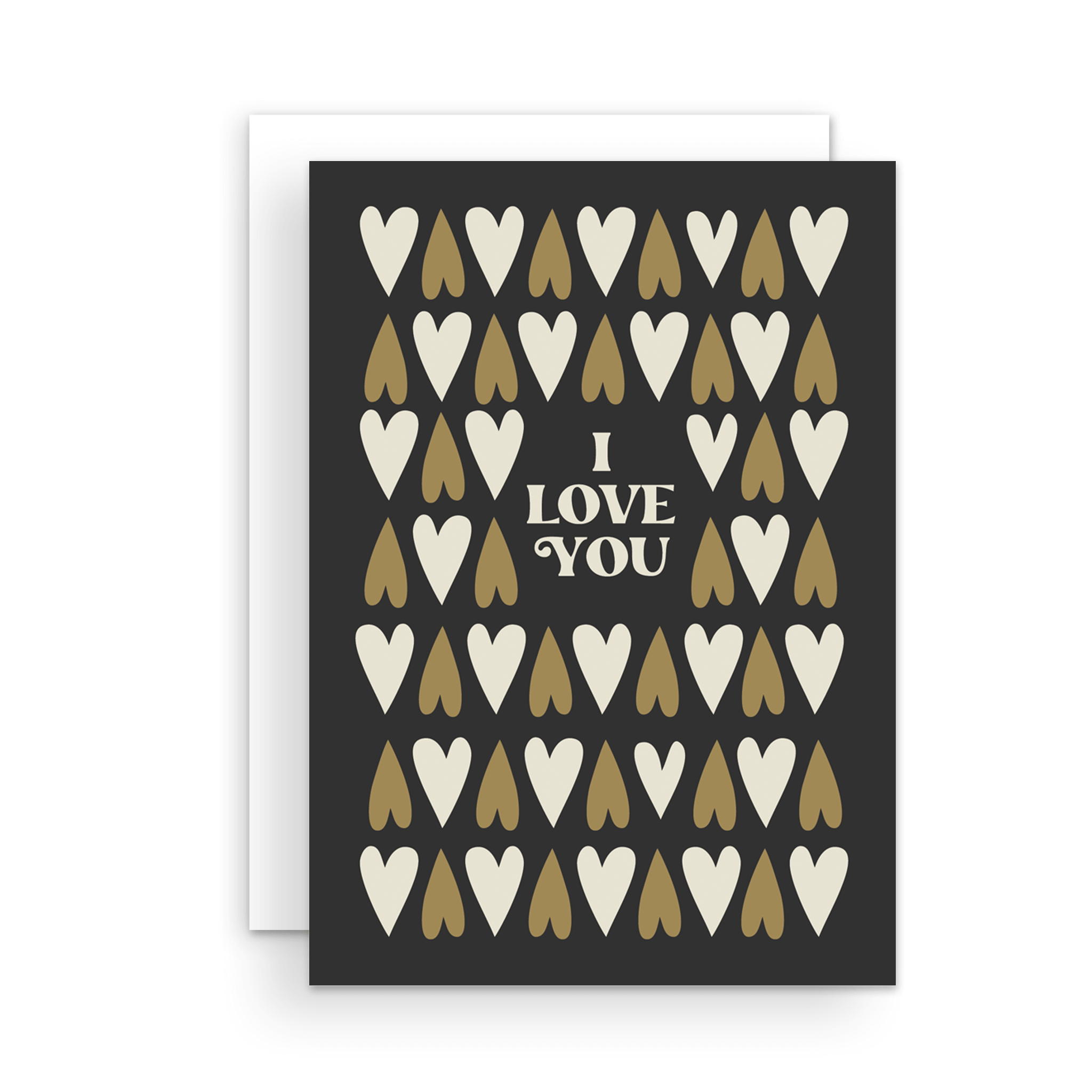 Greeting Card - I Love You Hearts