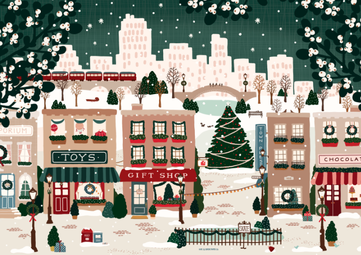 Jigsaw Puzzle - Small Town Holiday- 500 pcs