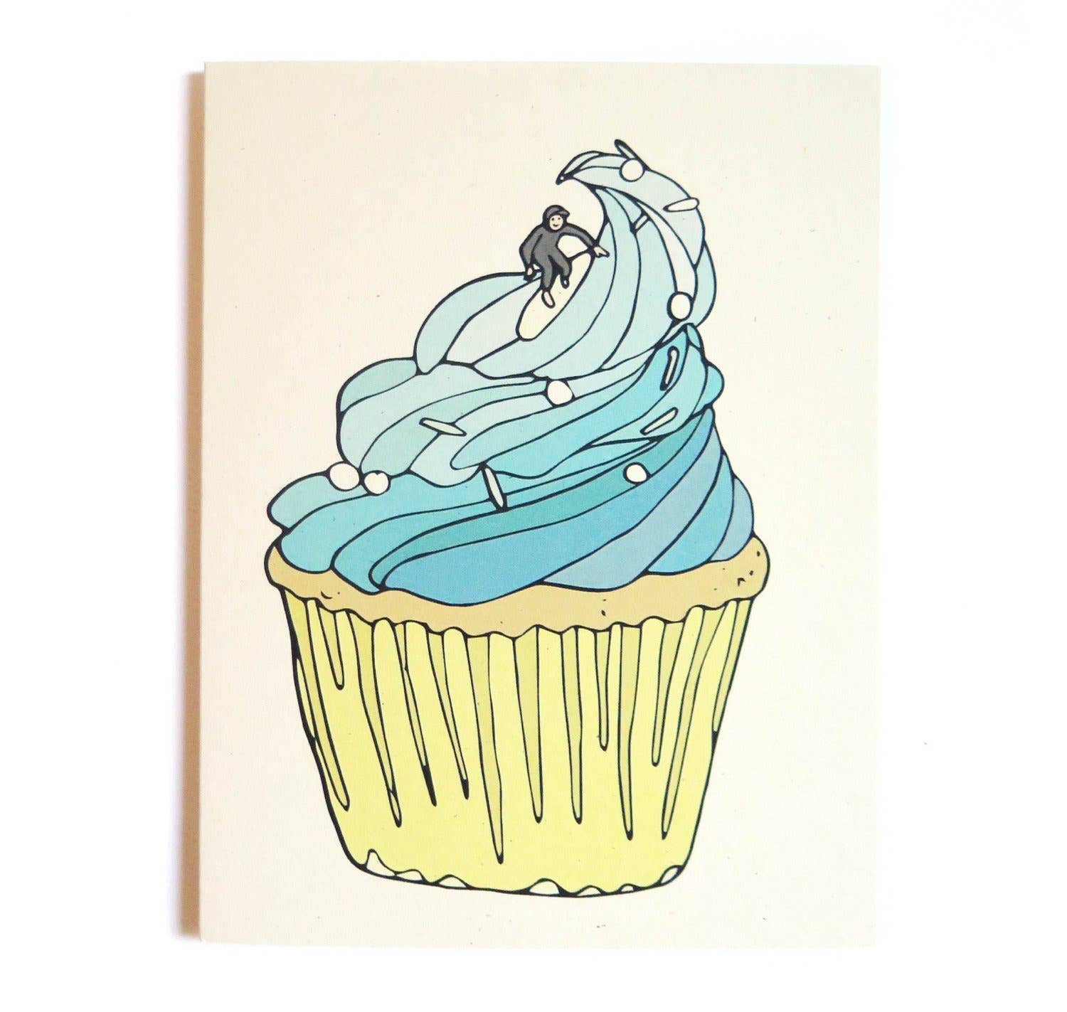 Greeting Card - Wave Cupcake