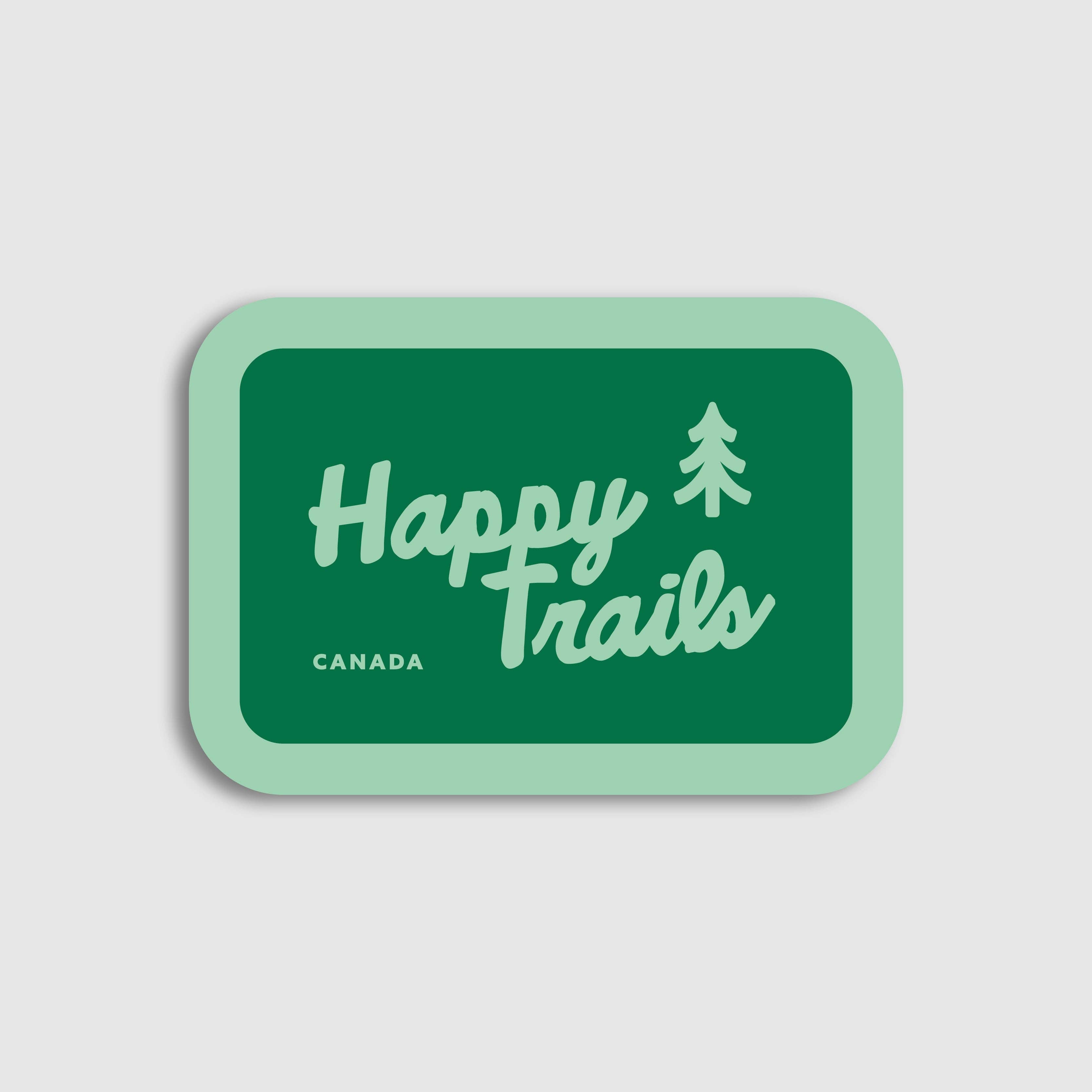 Sticker - Happy Trails