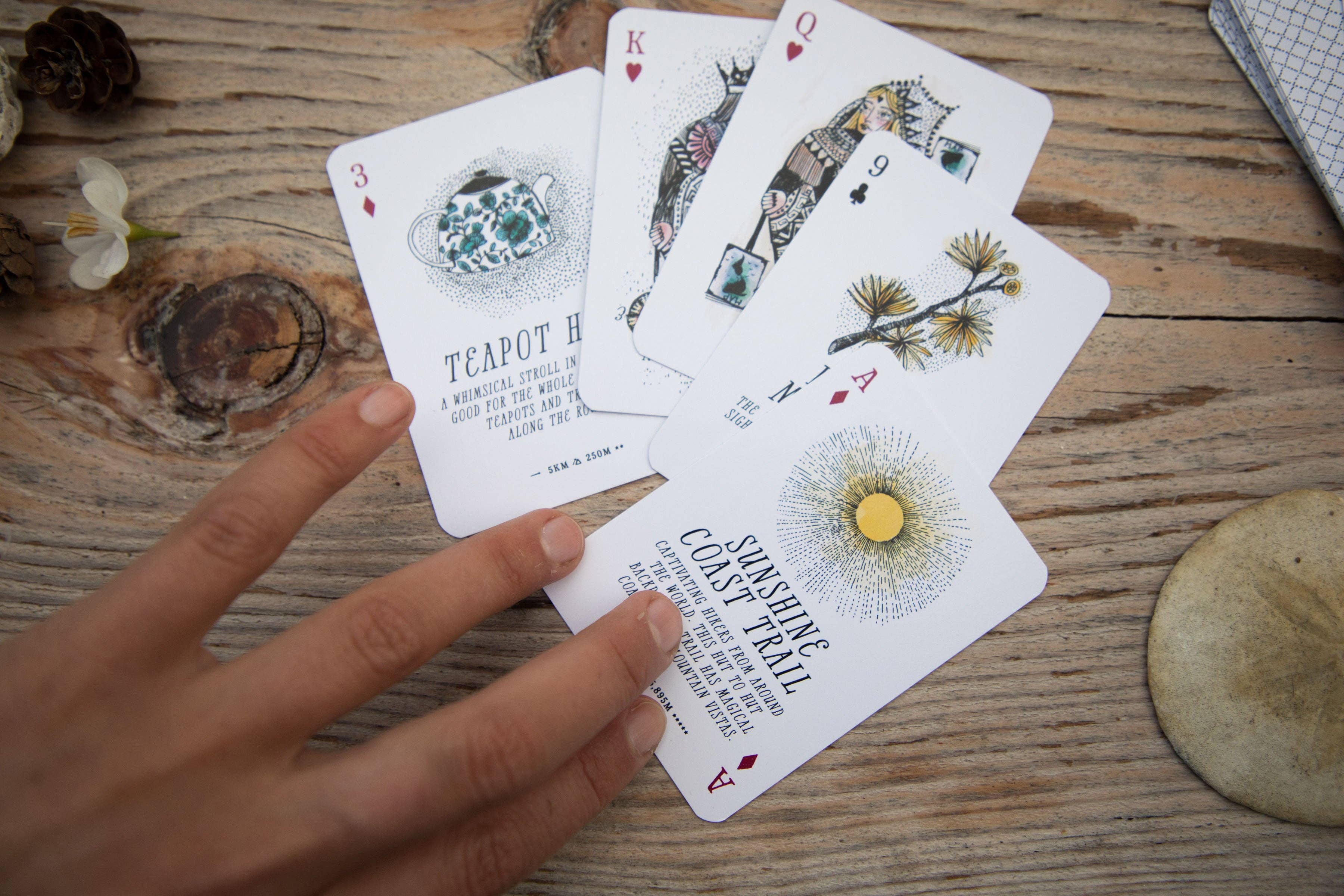 A Deck of Wander: Spectacular hikes around Southern BC - Playing cards