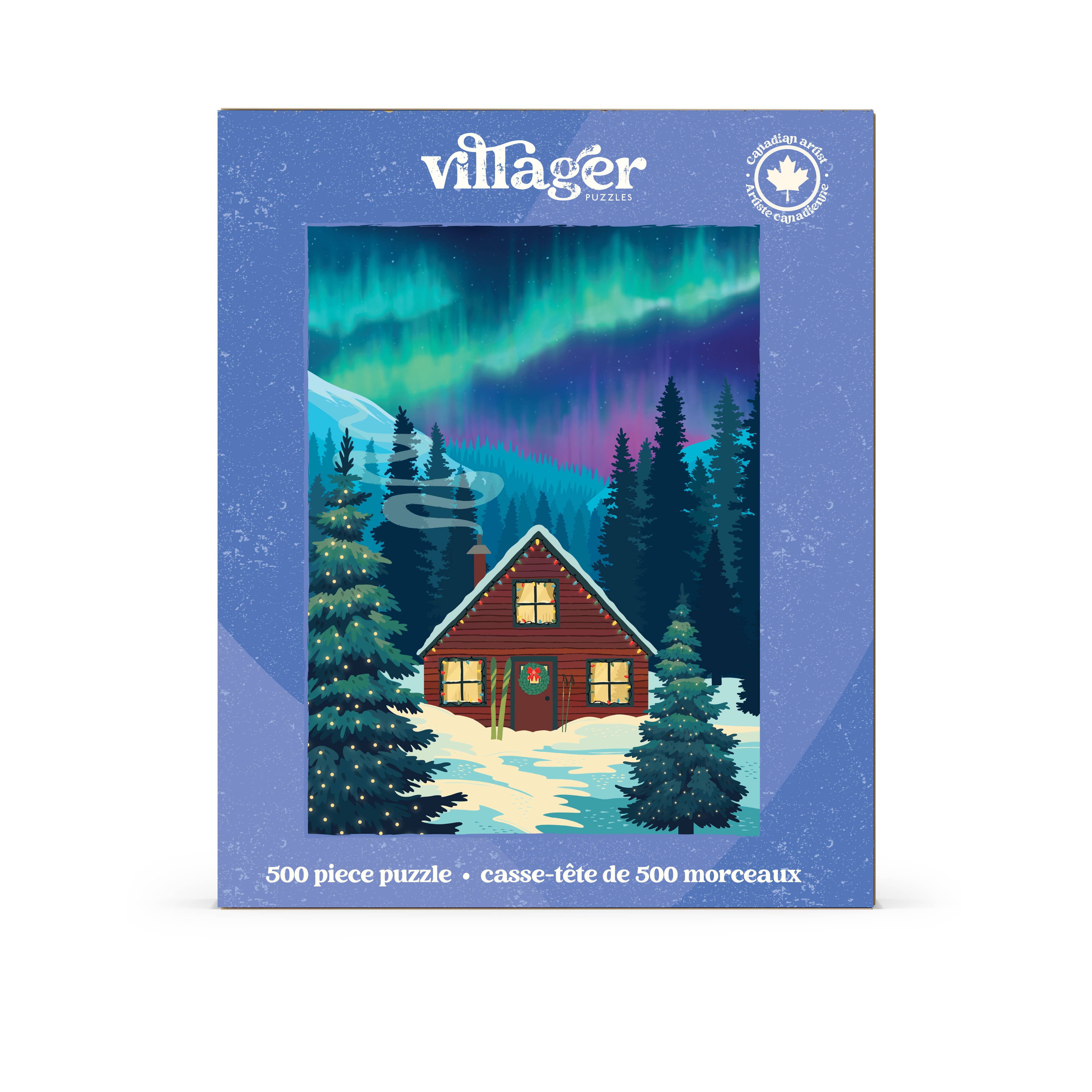 Jigsaw Puzzle - Northern Cabin - 500 pcs