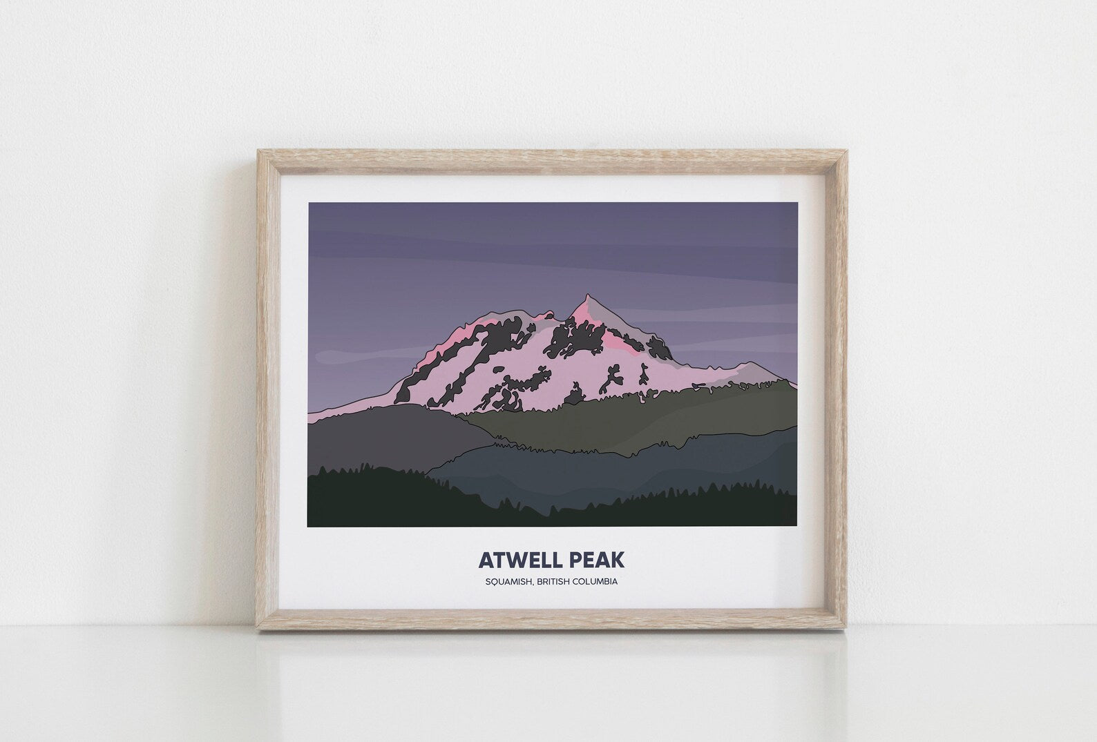 Art Print - Atwell Peak, Squamish BC
