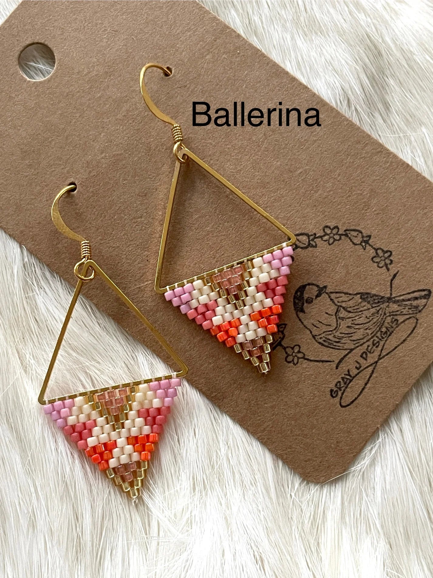 Earrings - Petite Triangles