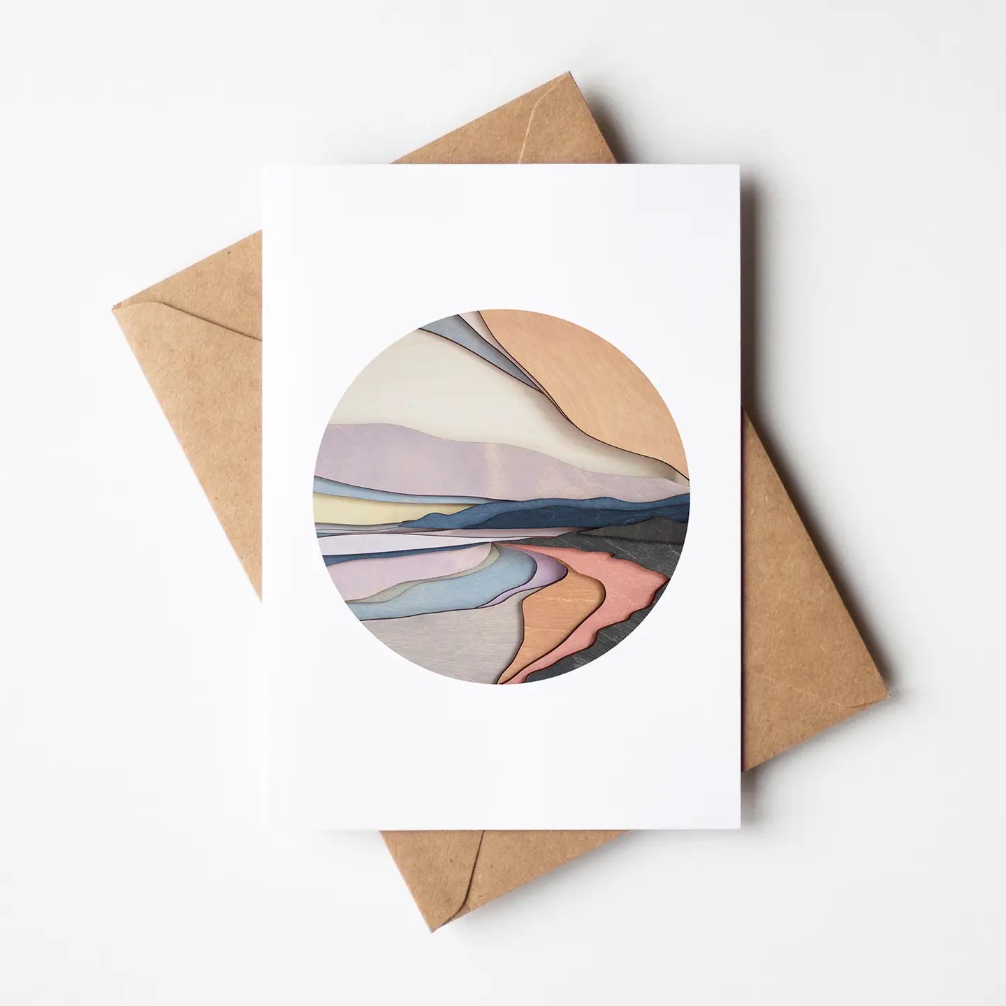 Greeting Card - Evening Walk
