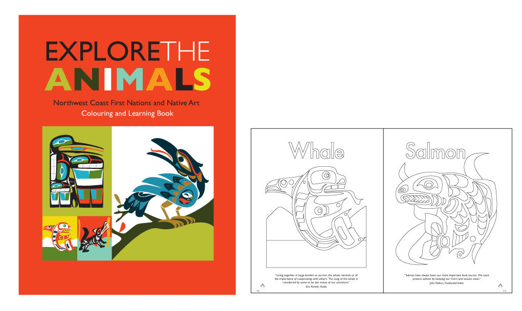Colouring Book - Explore the Animals
