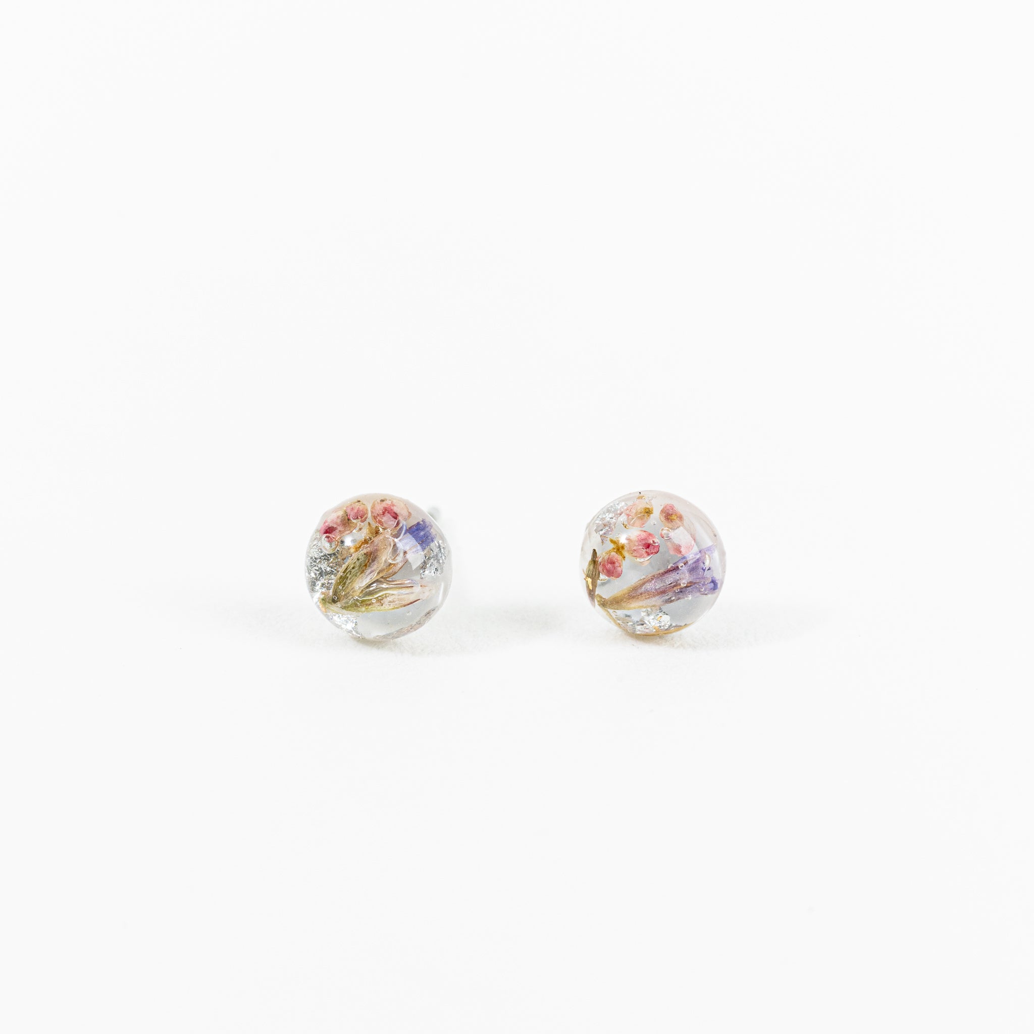 Earrings - Botanical Round Stud