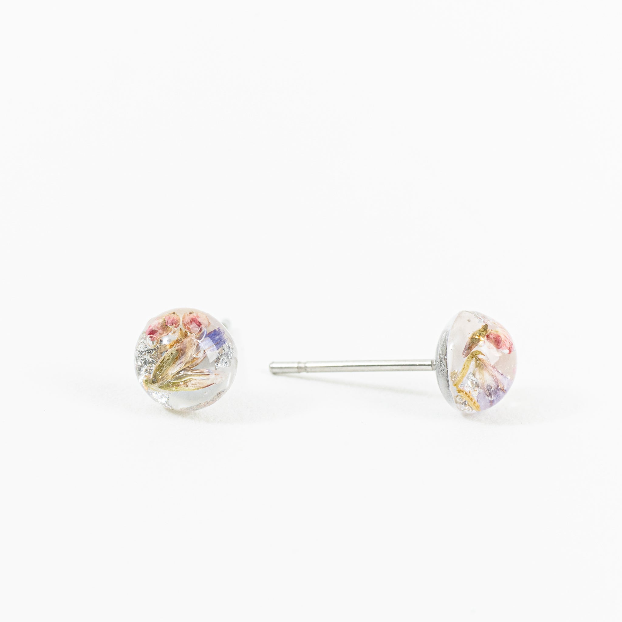 Earrings - Botanical Round Stud