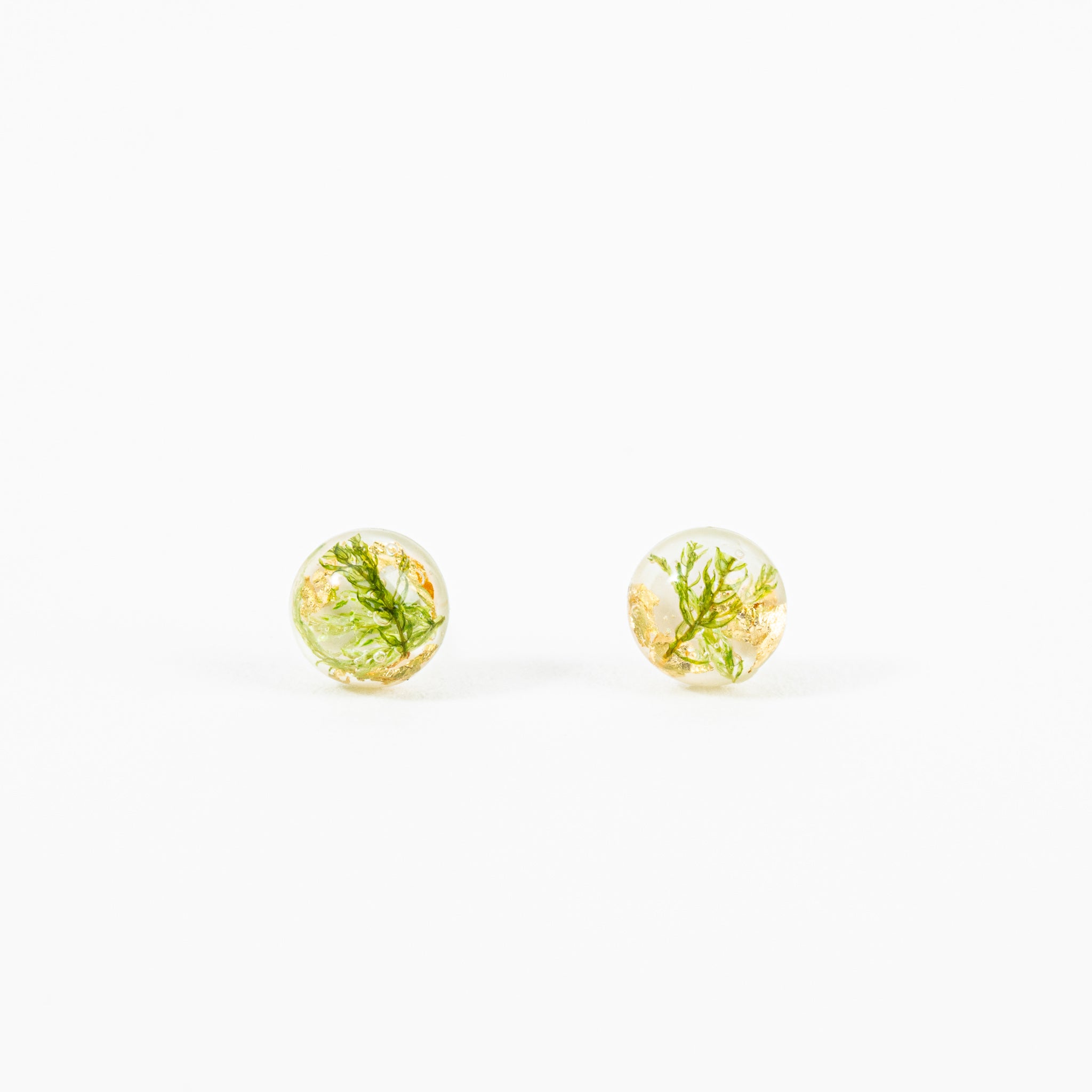 Earrings - Botanical Round Stud