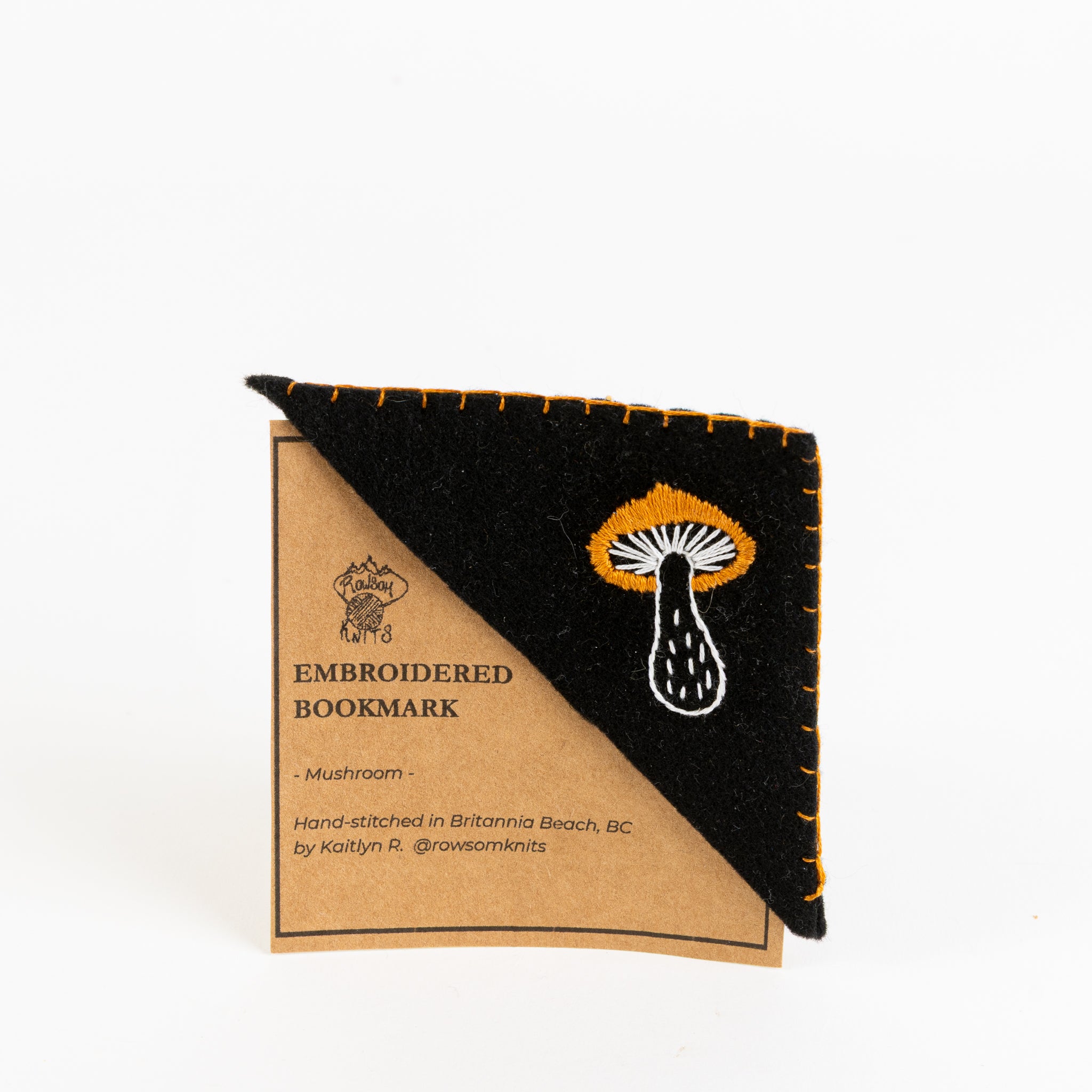 Corner Embroidered Bookmark