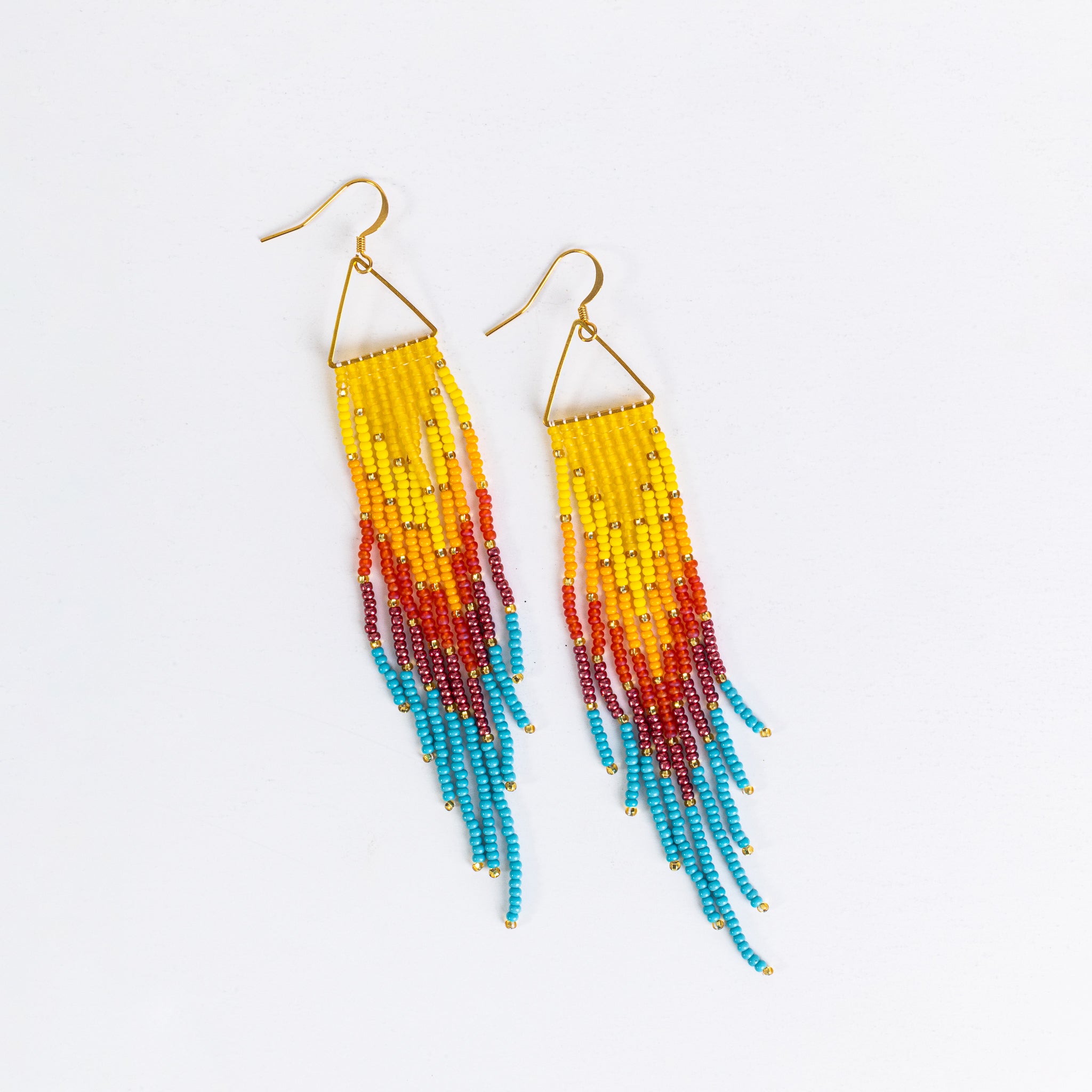Earrings - Long fringe