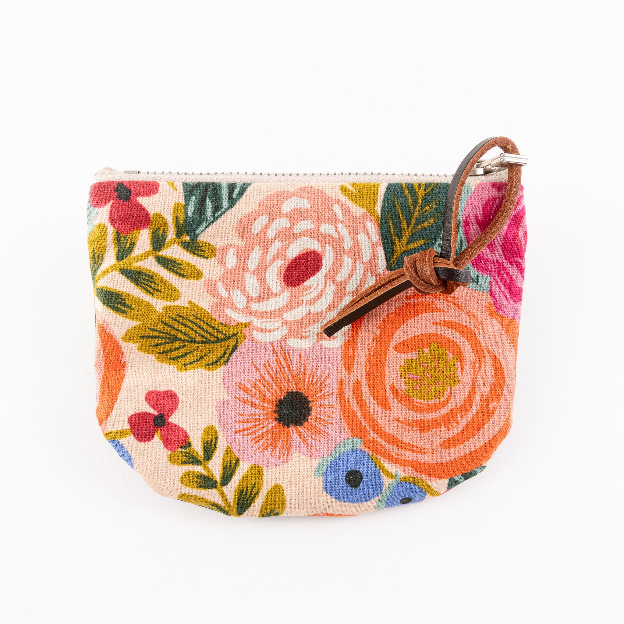 Small Zip Oilskin Purse