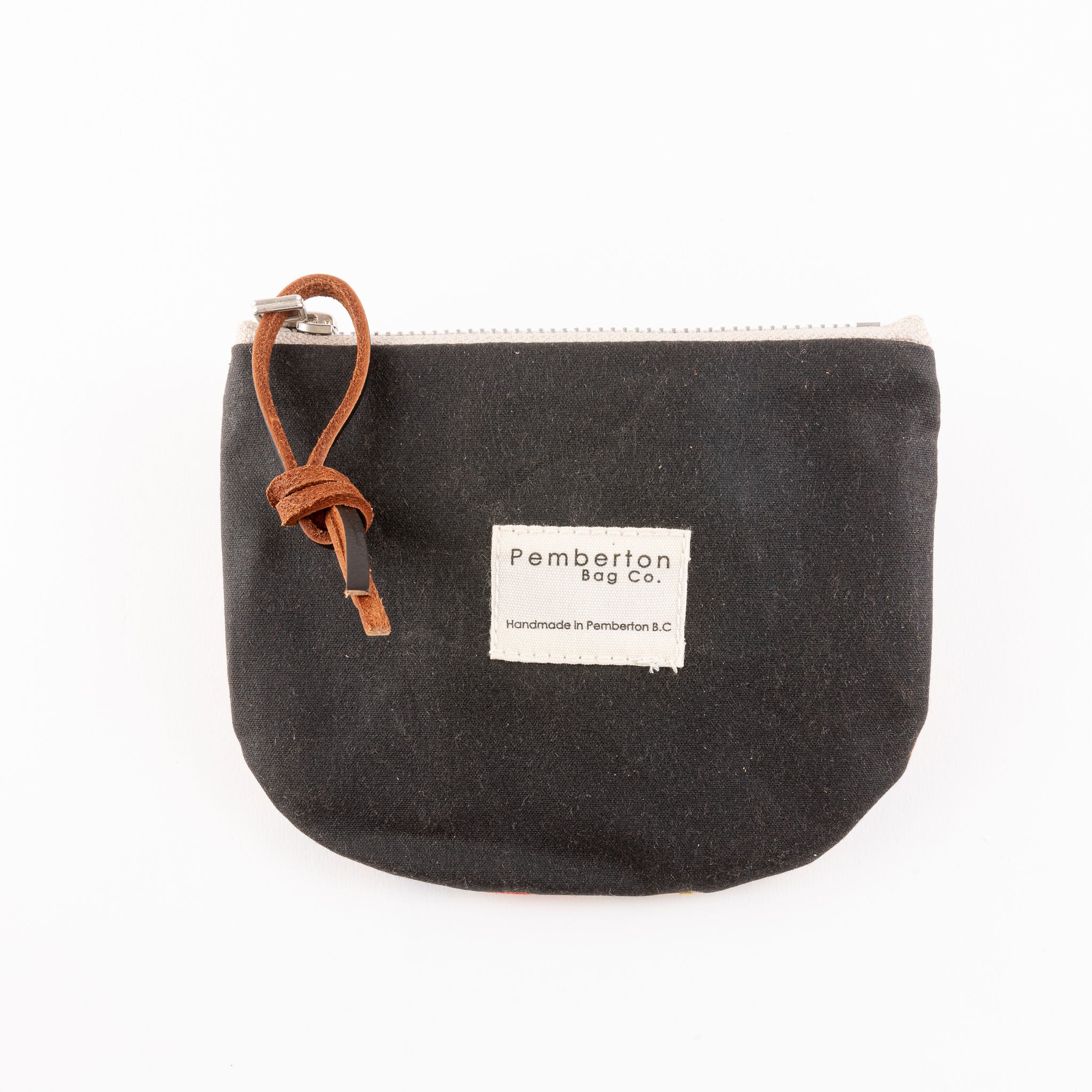 Small Zip Oilskin Purse