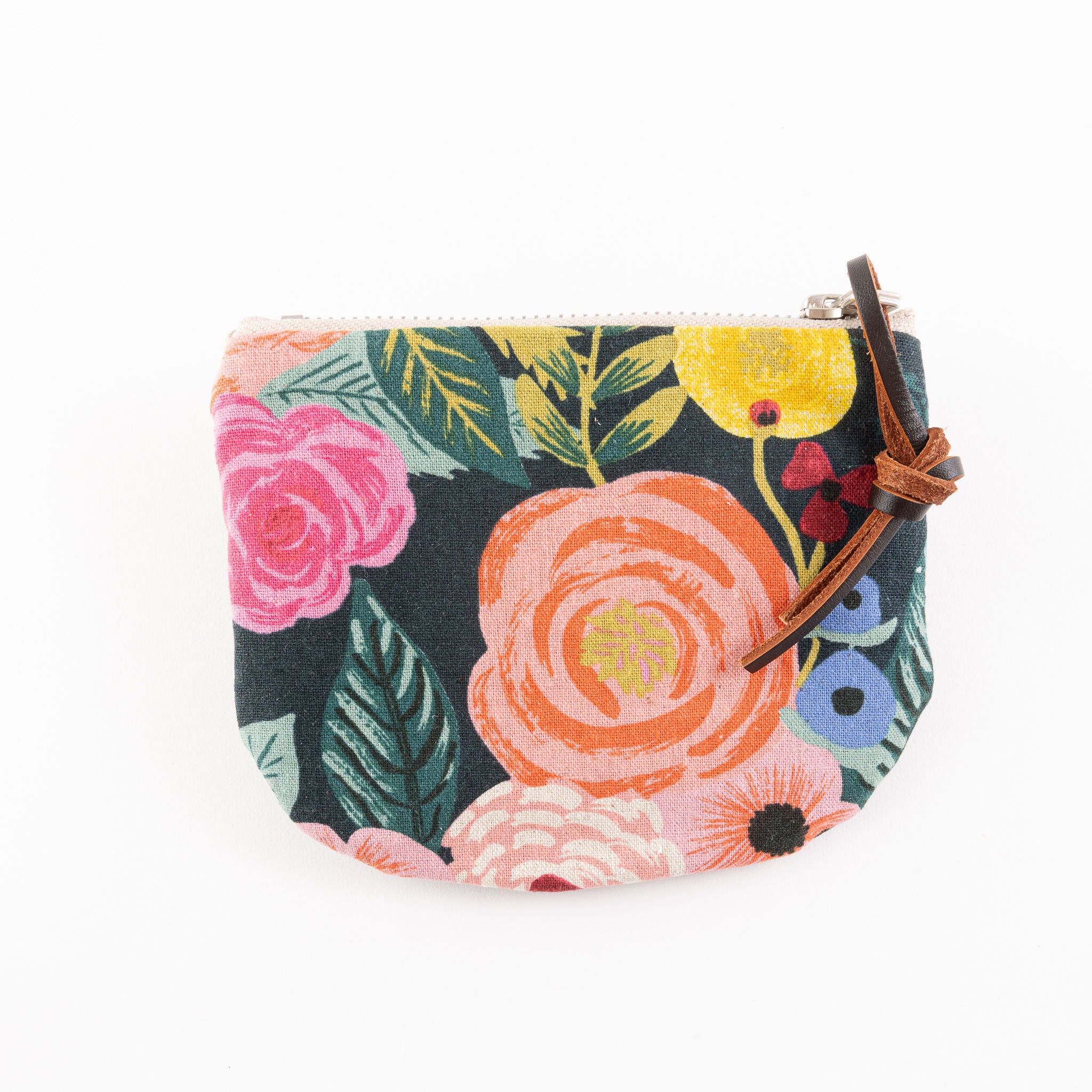Small Zip Oilskin Purse