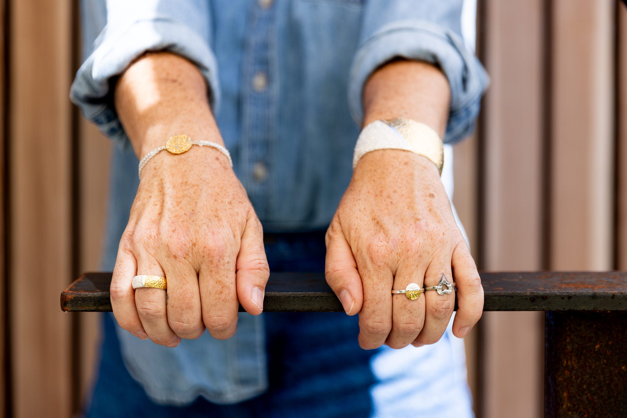 Triple chain bracelet - Shoreline Collection
