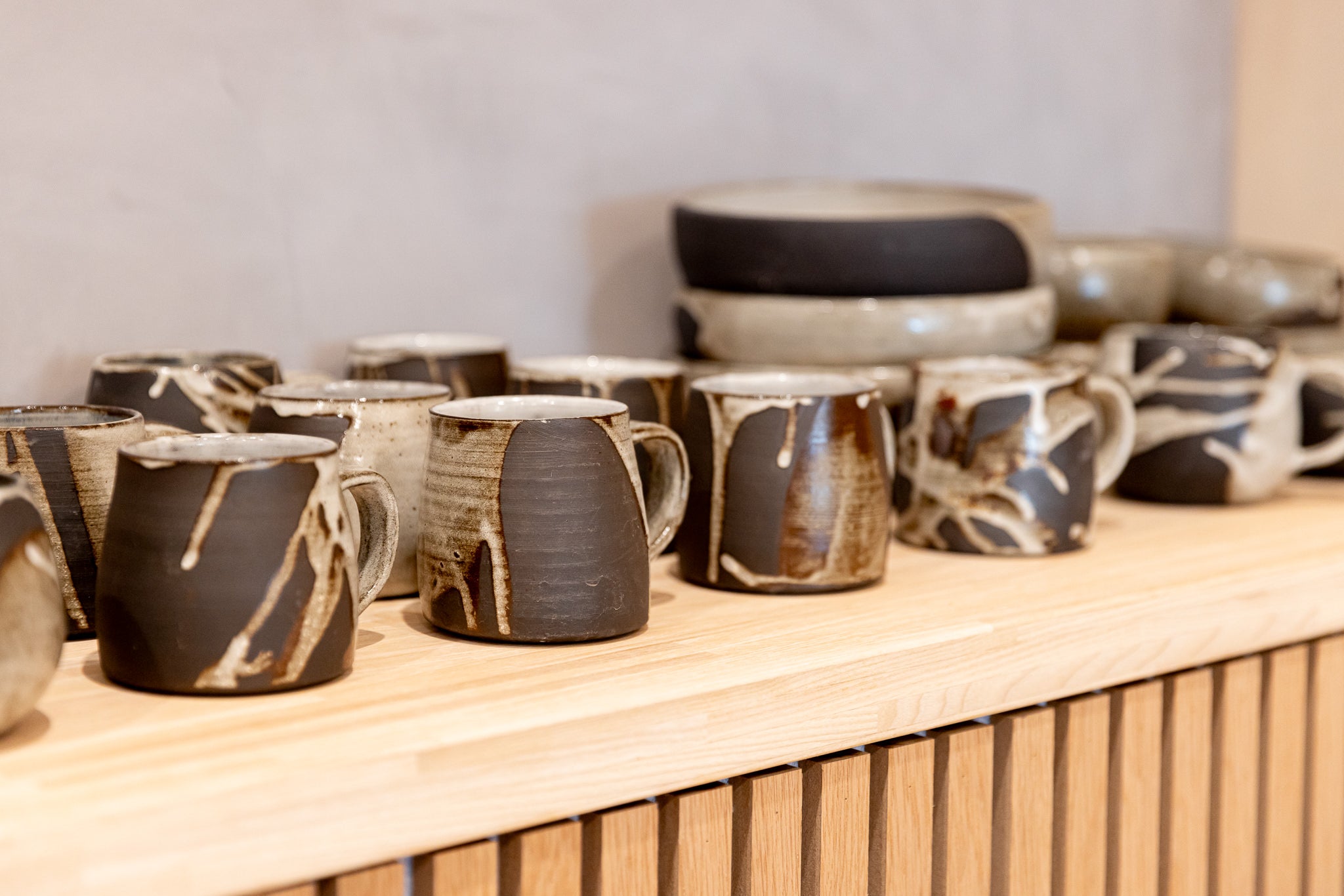 Black Clay Mug