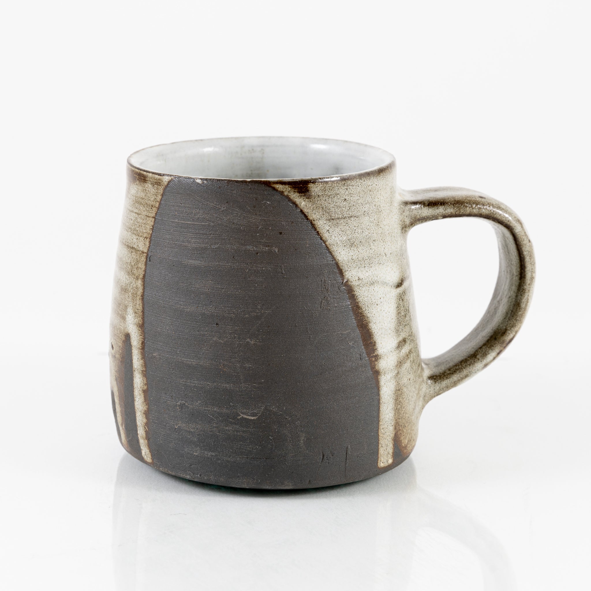 Black Clay Straight Mug