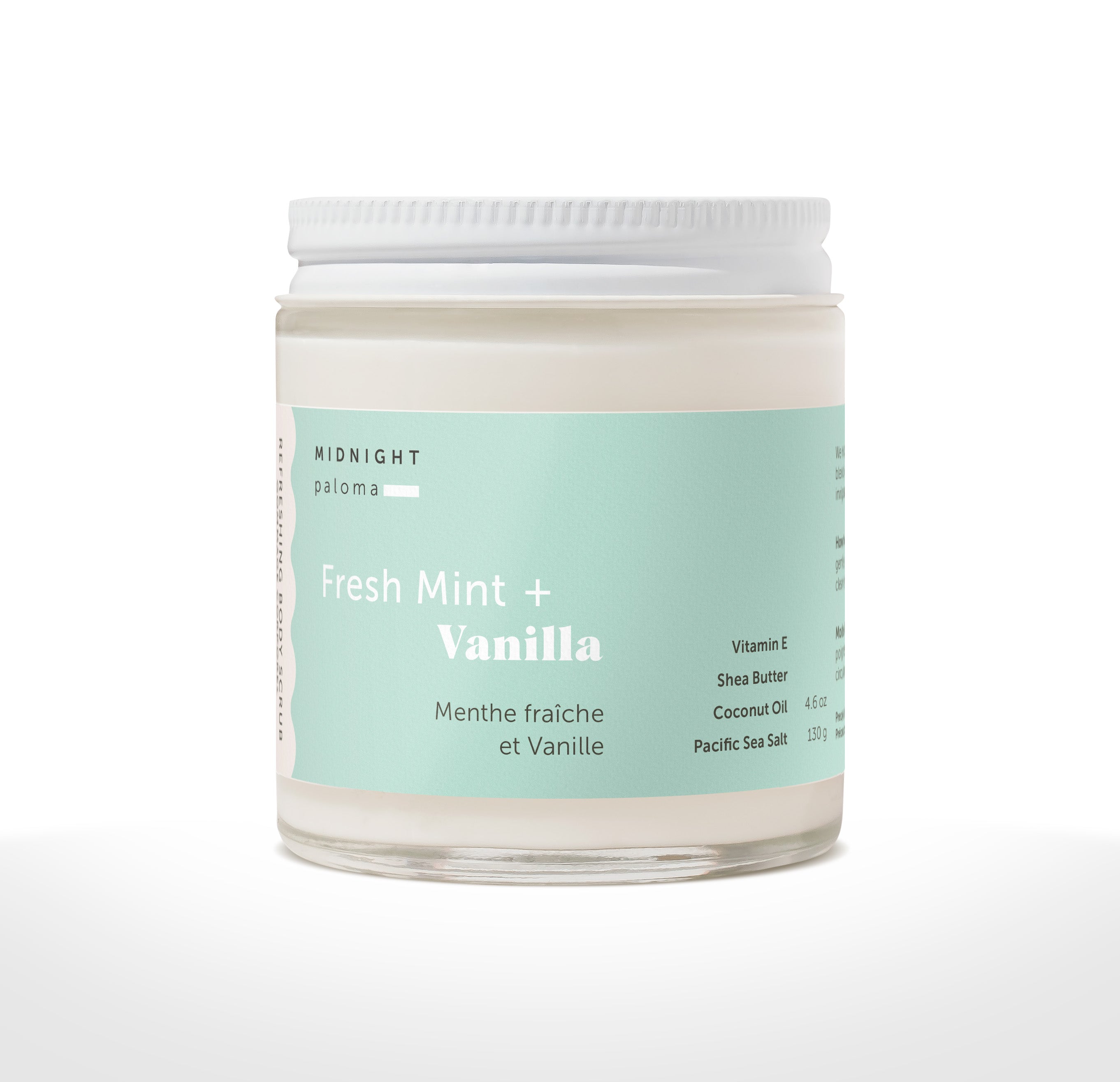 Mint + Vanilla Body Scrub