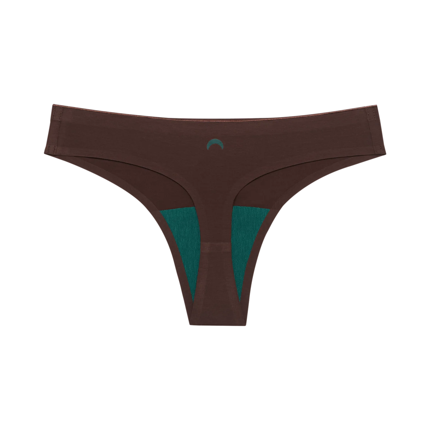 This image features a sleek, seamless low-mid rise thong, designed for both comfort and style. The thong is crafted from a lightweight and stretchy blend of TENCEL™ fibers, providing a second-skin feel and excellent breathability.