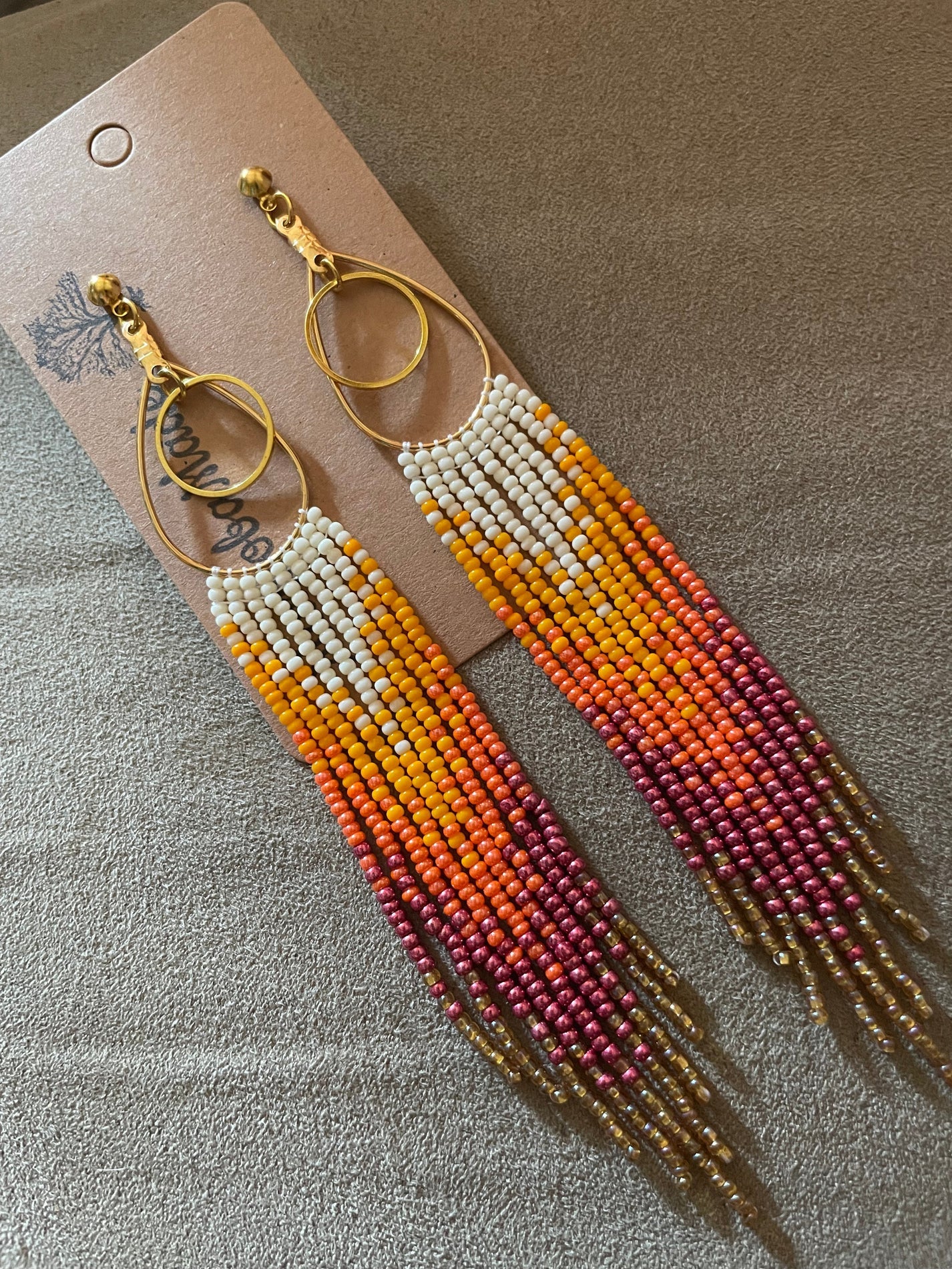 Earrings - Long fringe