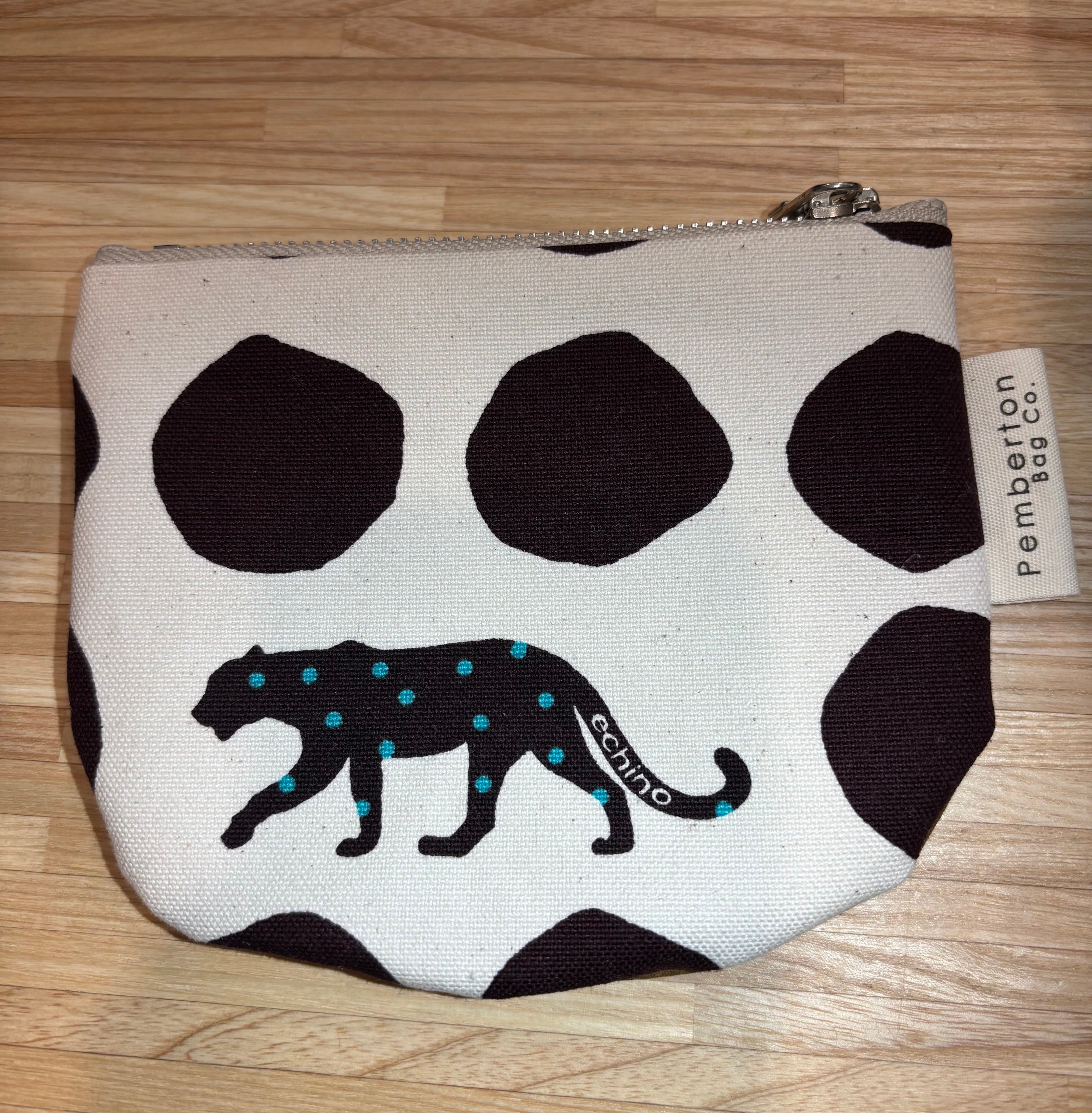 Small Zip Oilskin Purse