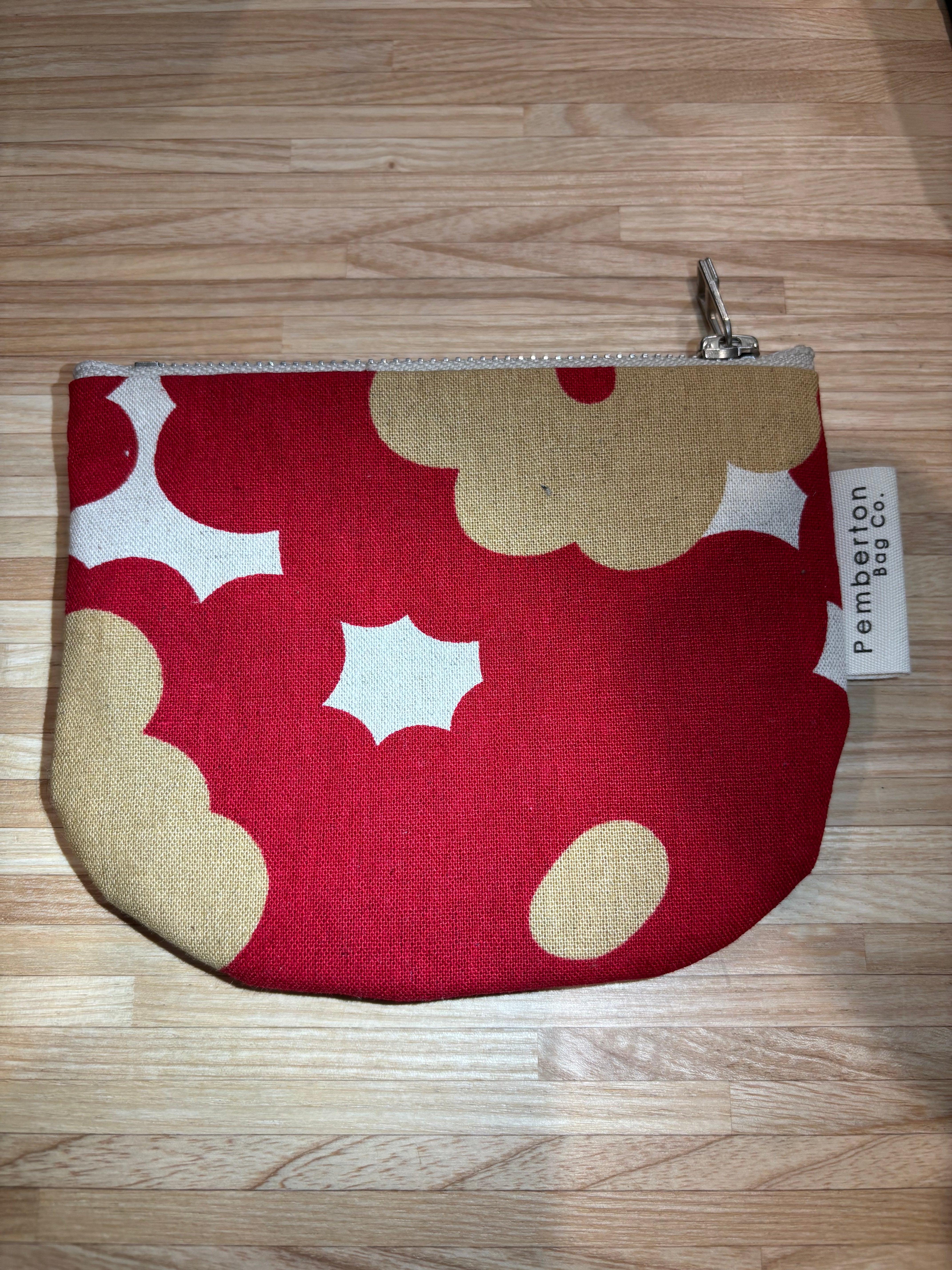 Small Zip Oilskin Purse