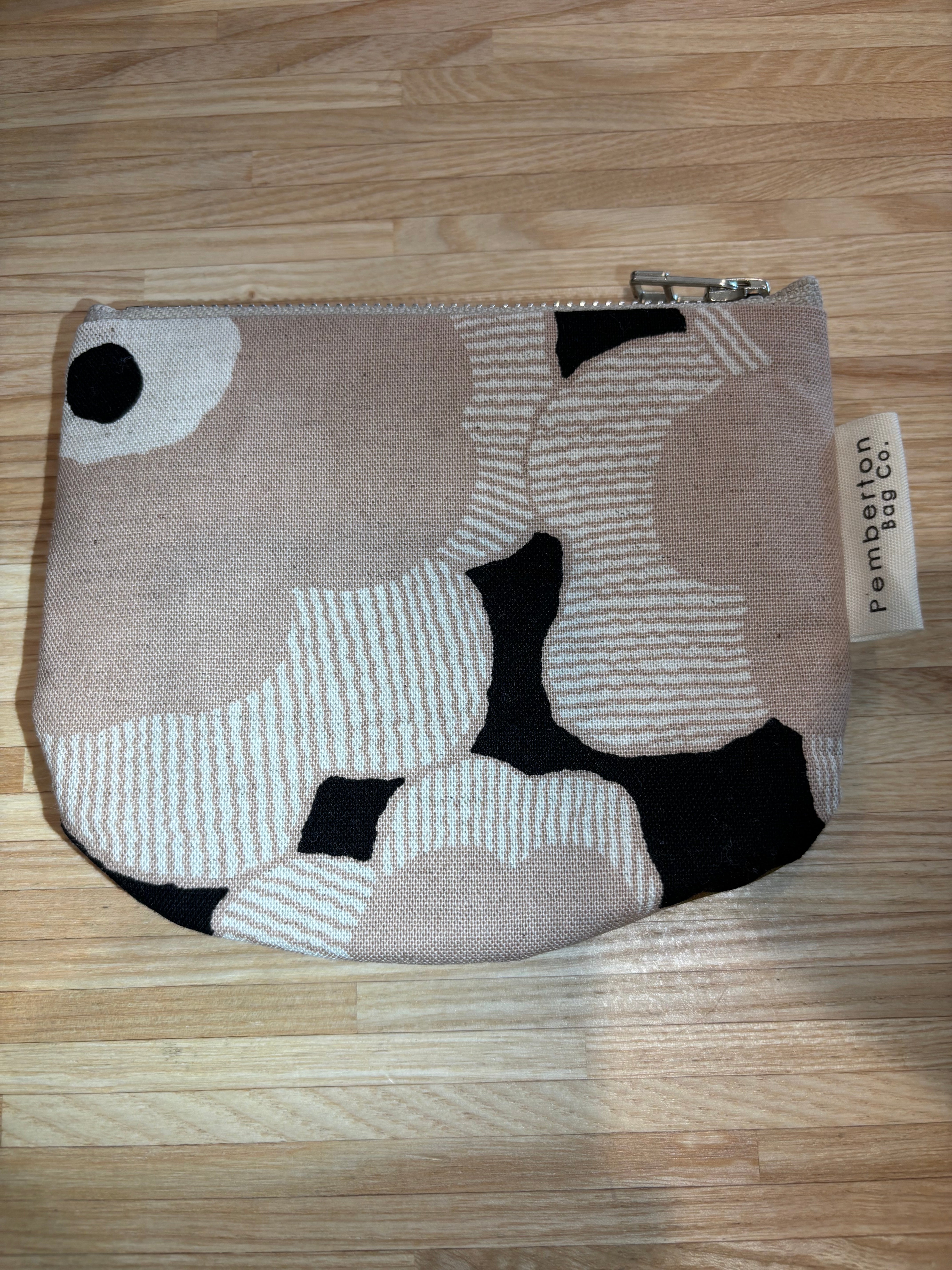 Small Zip Oilskin Purse