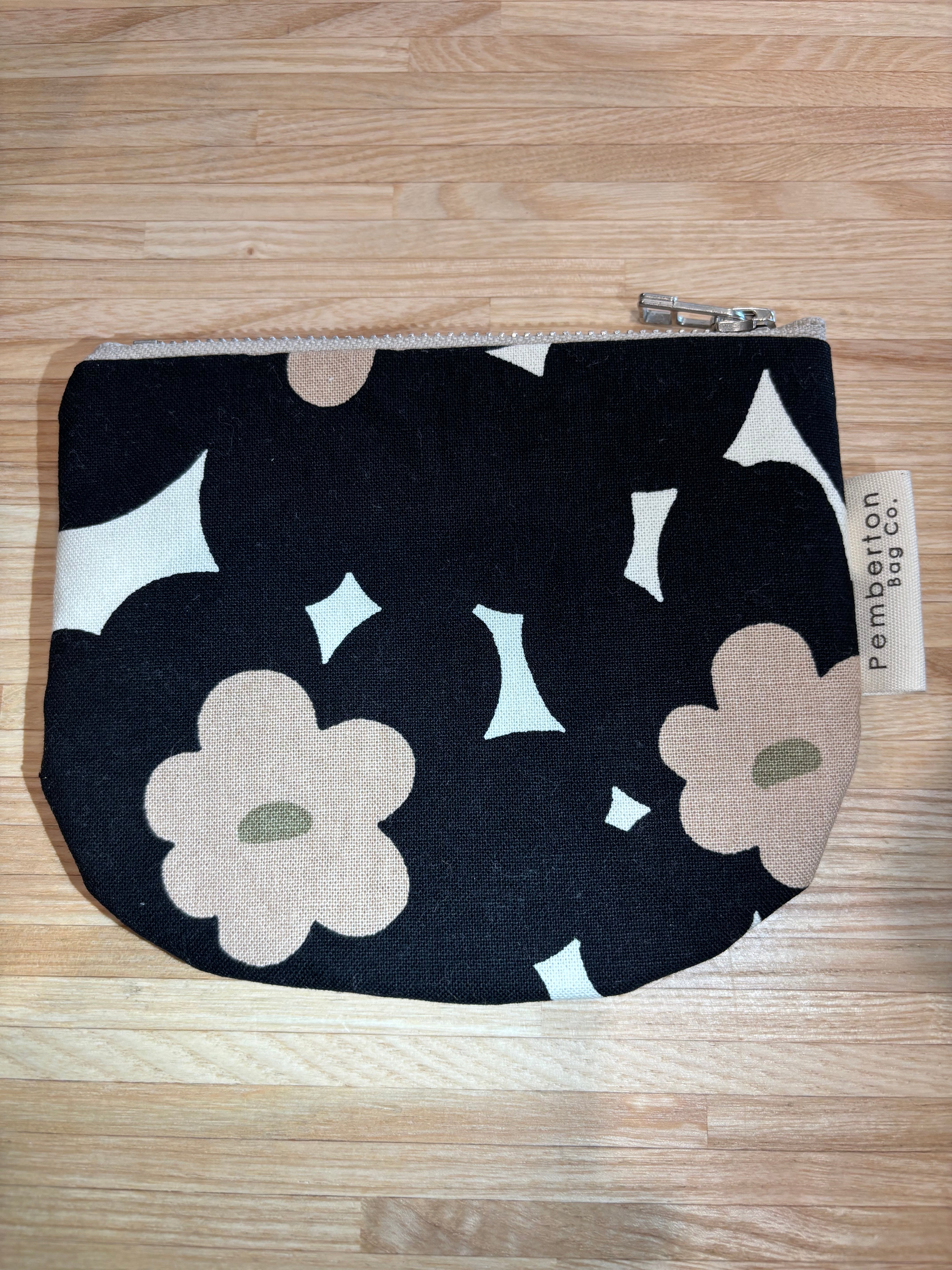 Small Zip Oilskin Purse