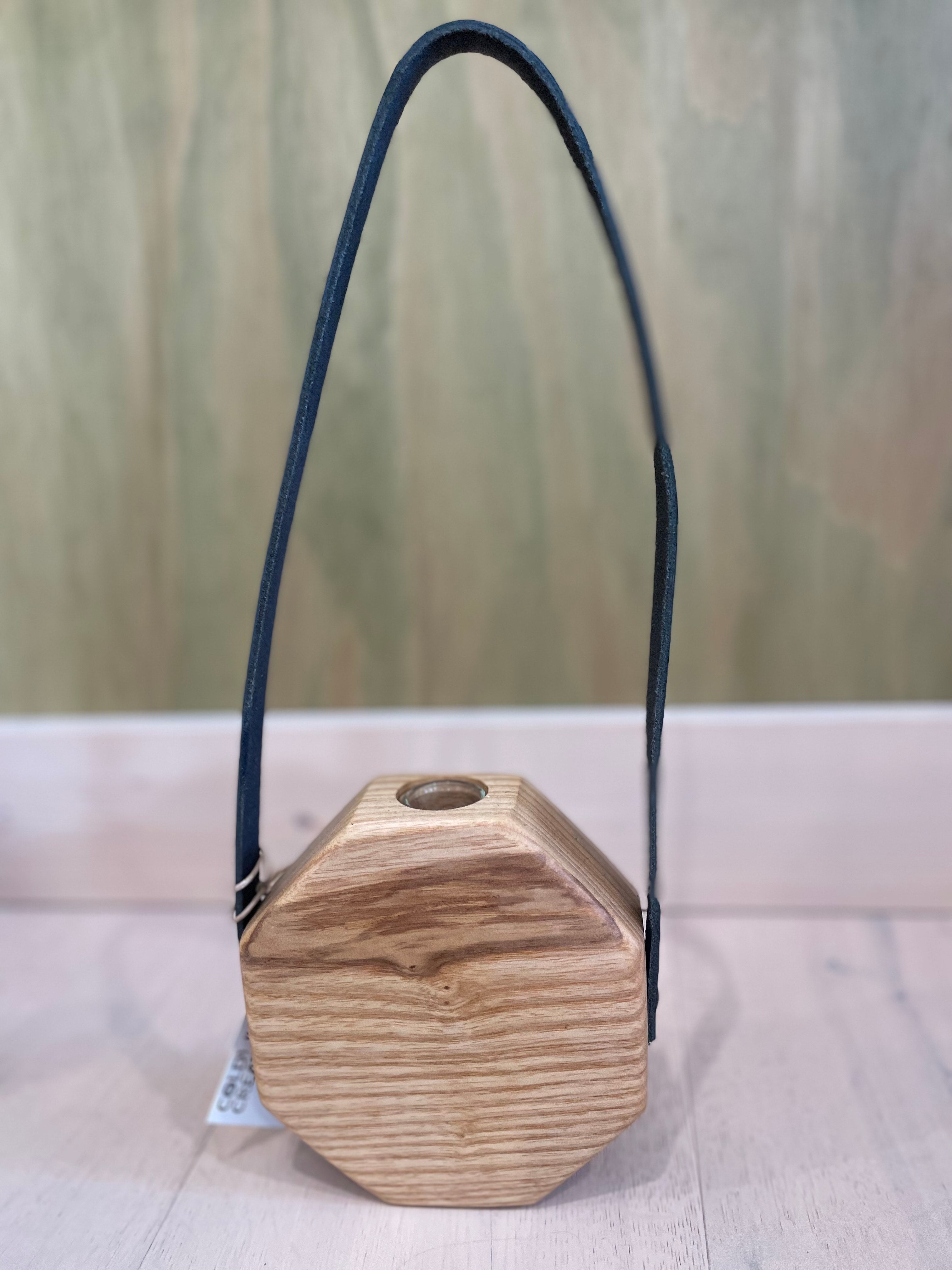 Vase - Geo Wall Vase w/ Strap