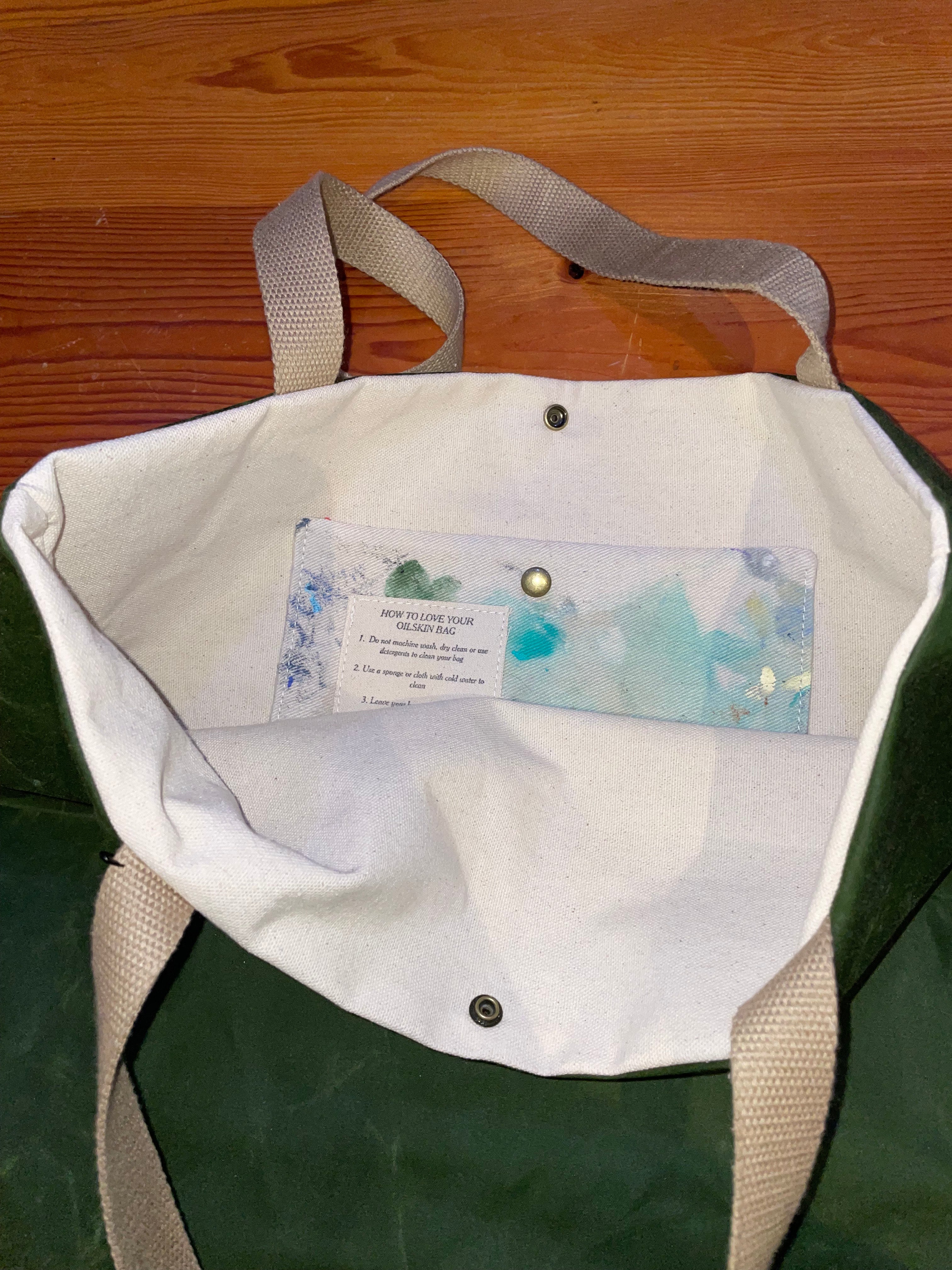 Simple Oilskin Tote