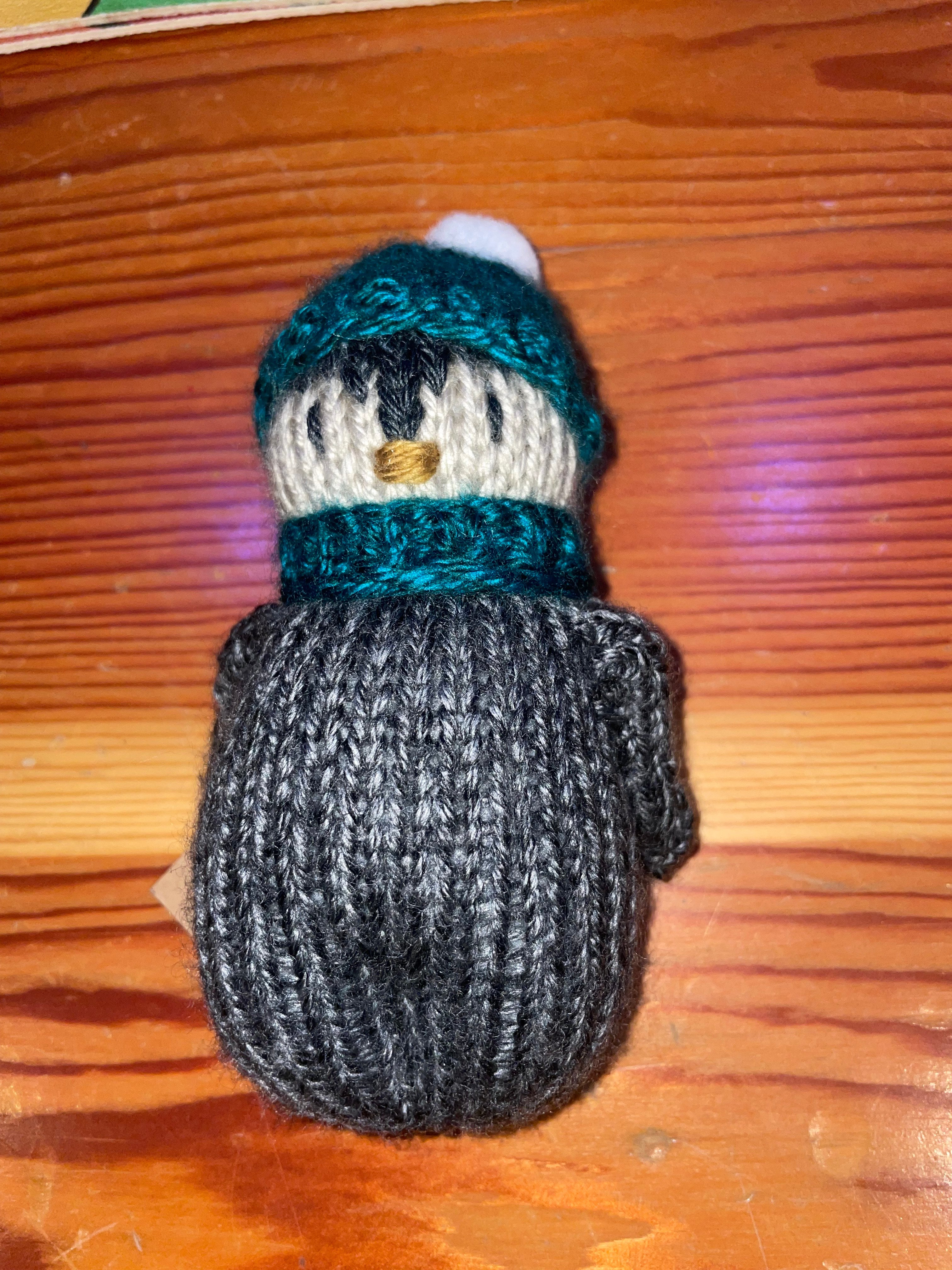 Hand Knitted Penguin