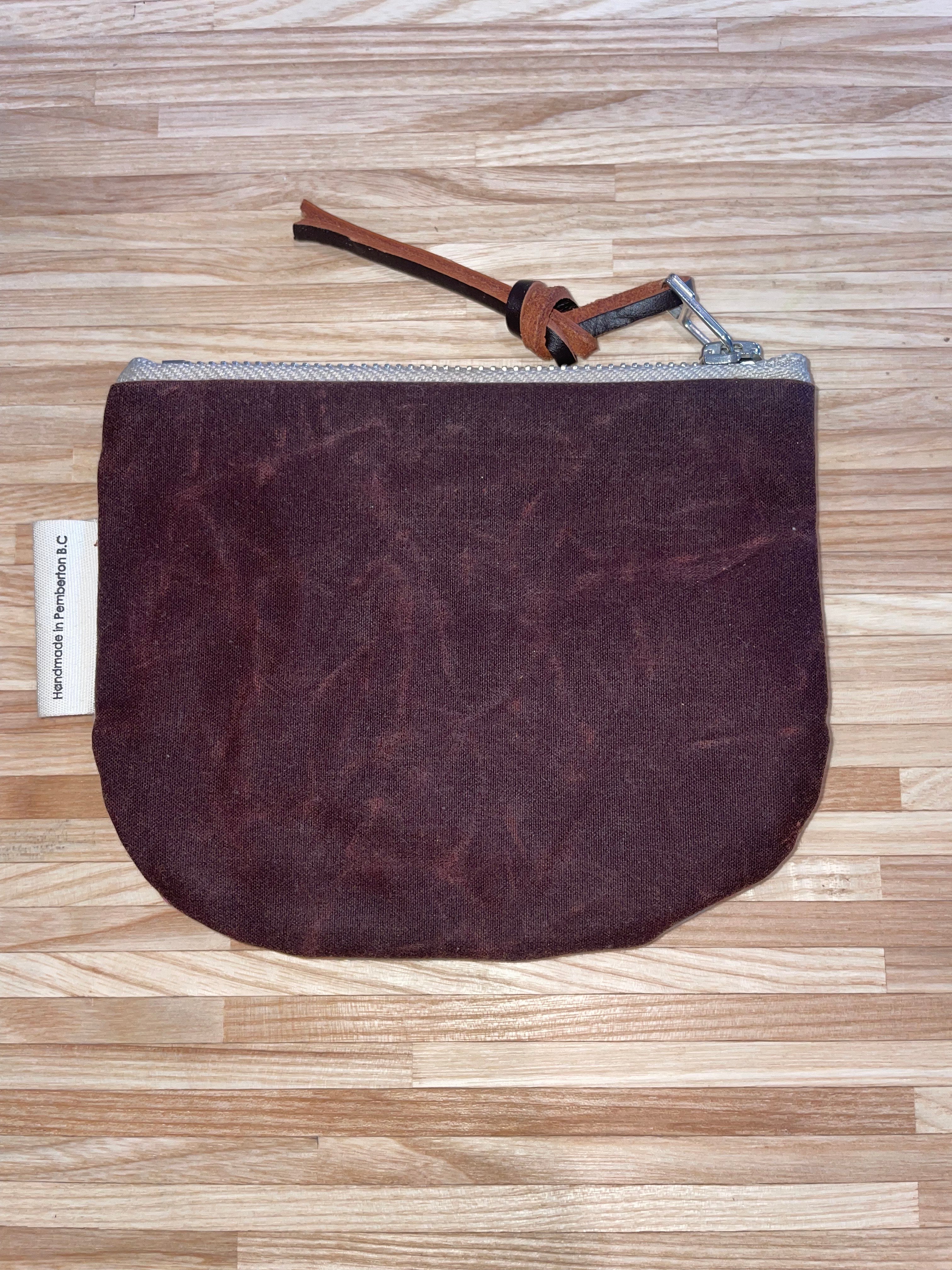 Oilskin Small Zip Purse
