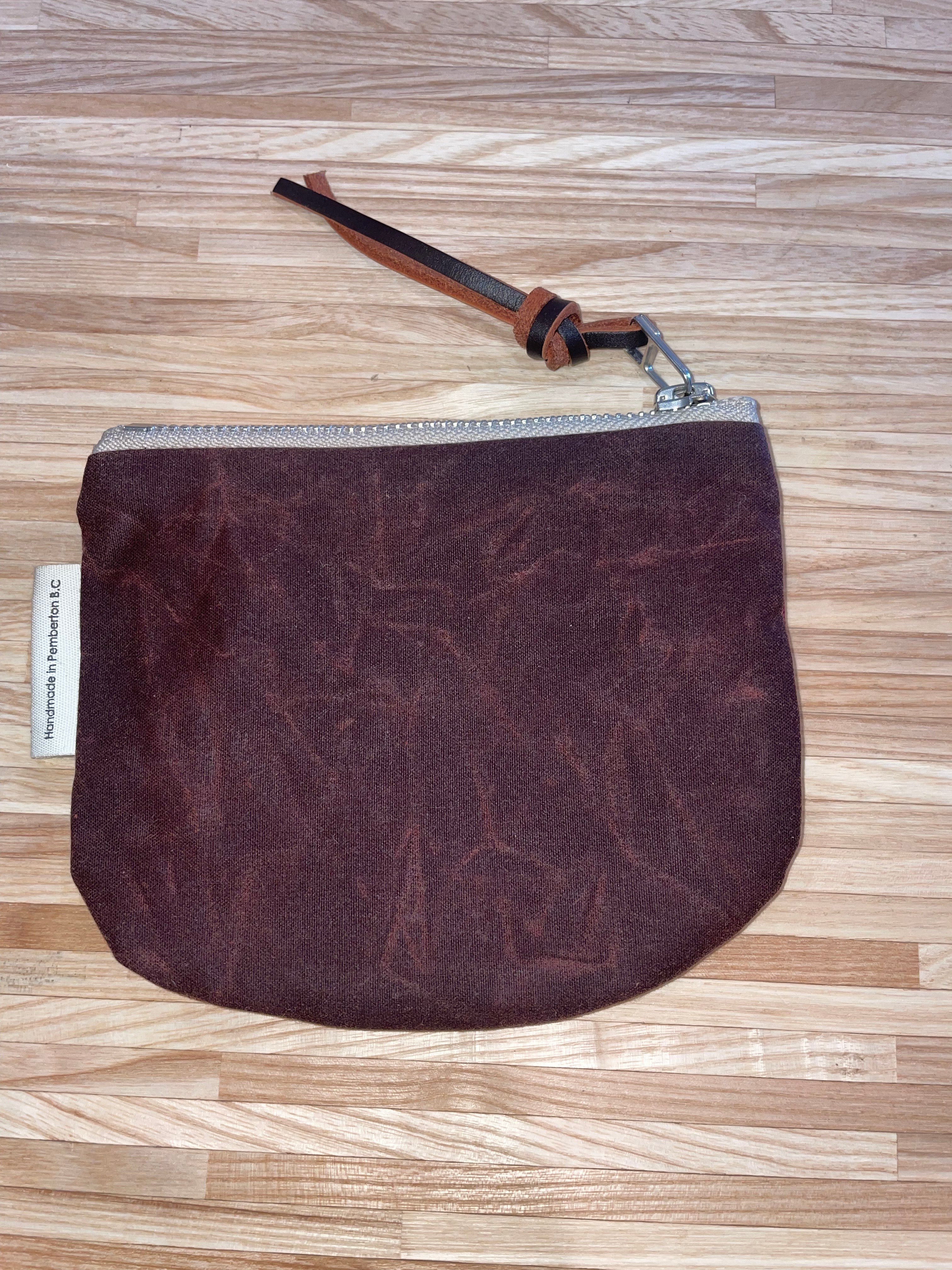 Oilskin Small Zip Purse