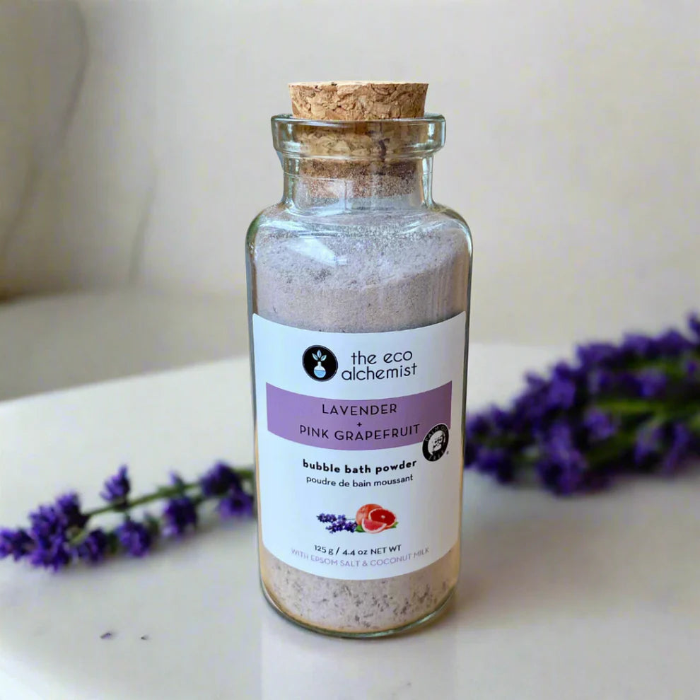 Bubble Bath Powder - Lavender + Pink Grapefruit