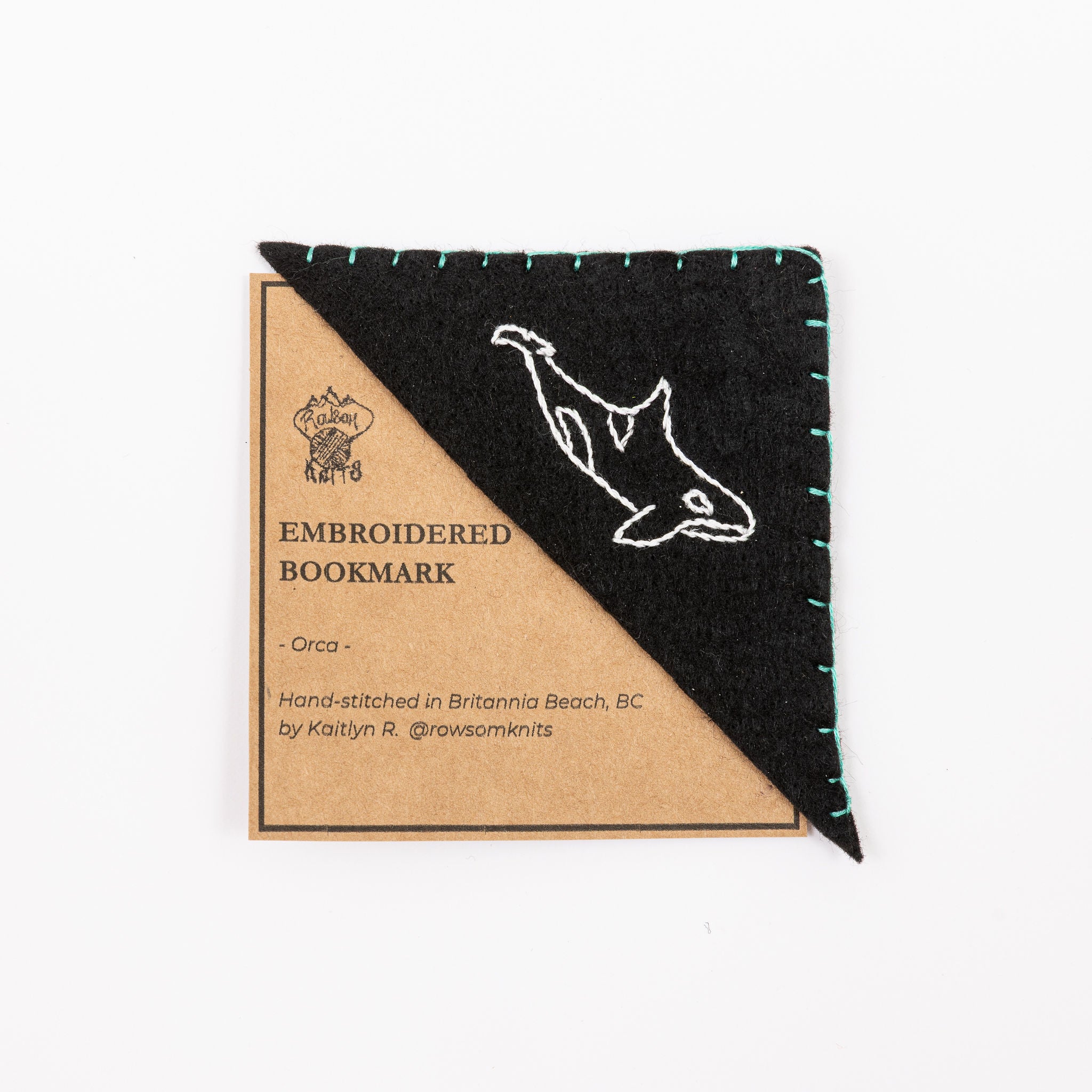 Corner Embroidered Bookmark