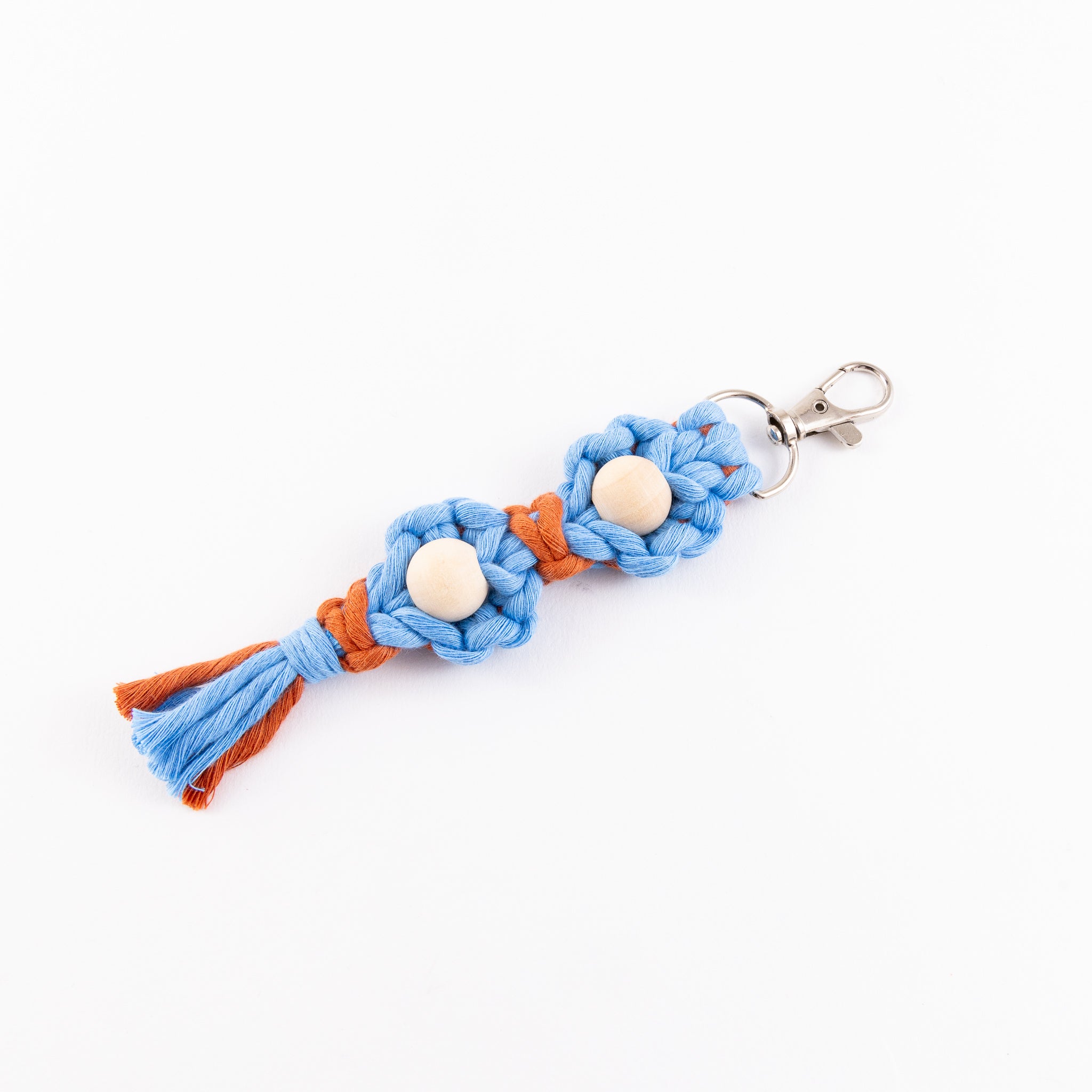 Keychain Flower Macrame - Double