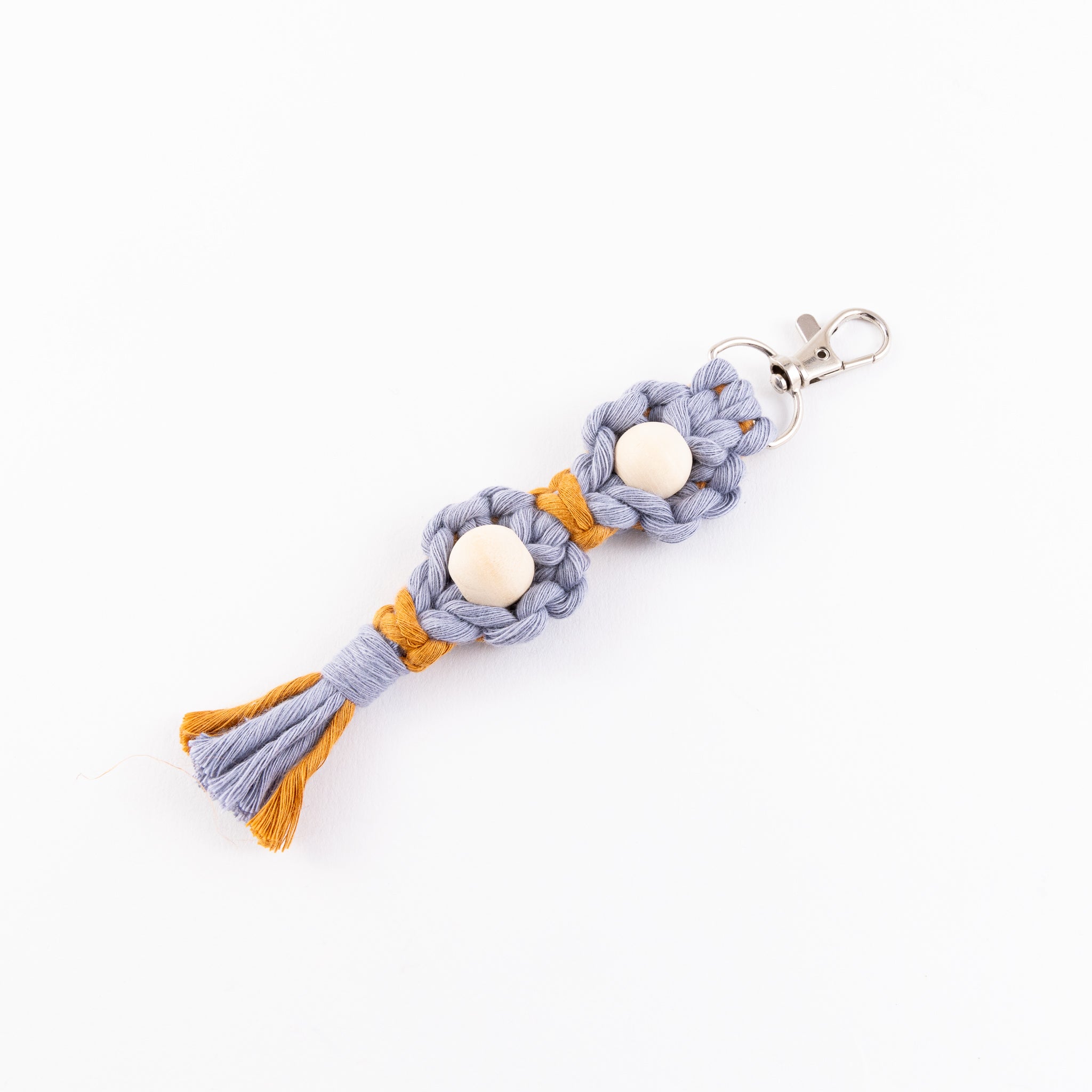 Keychain Flower Macrame - Double