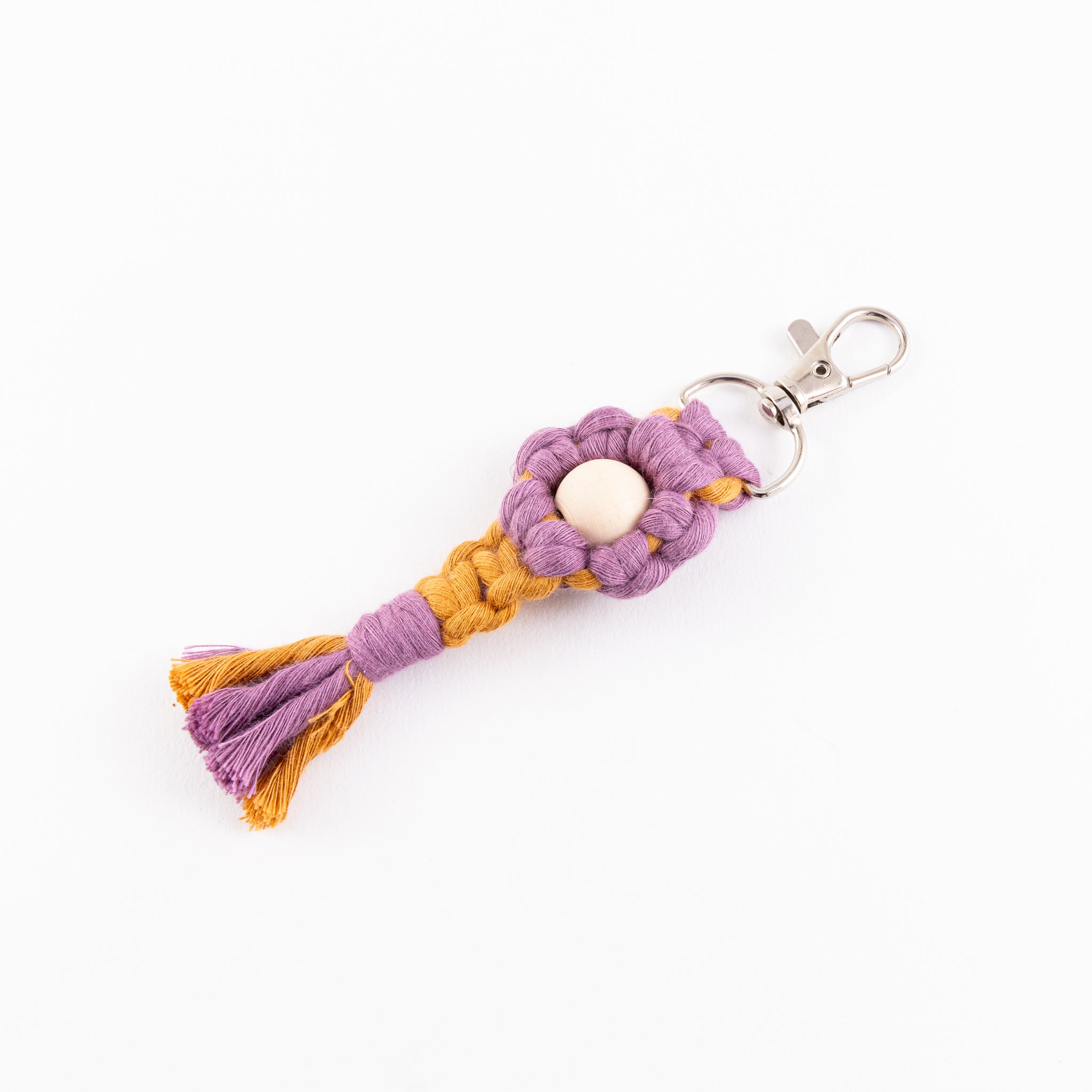 Keychain Flower Macrame - Single
