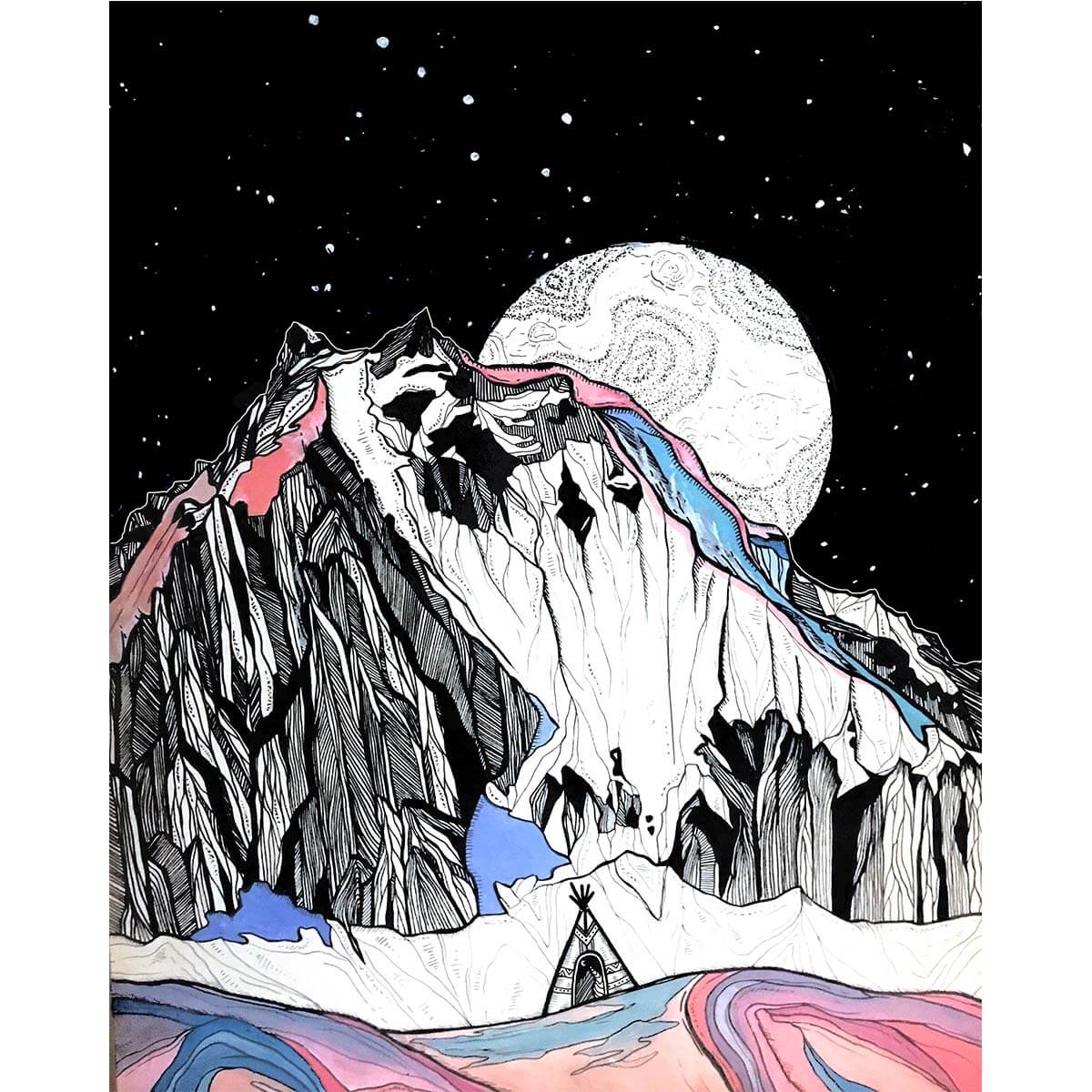 Art Print - Mt. Cayley