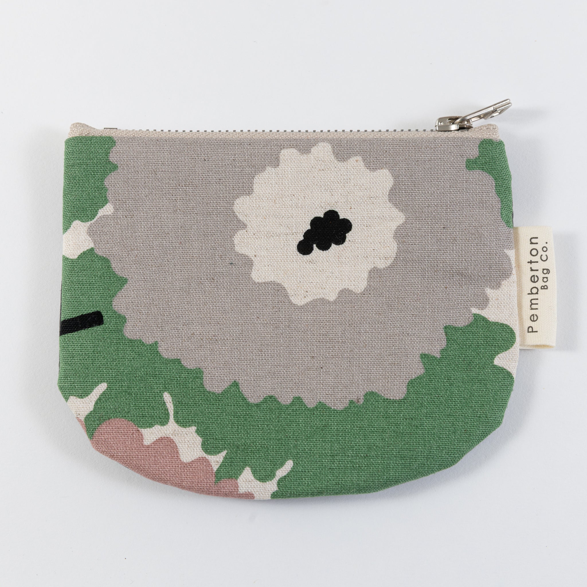 Small Zip Oilskin Purse