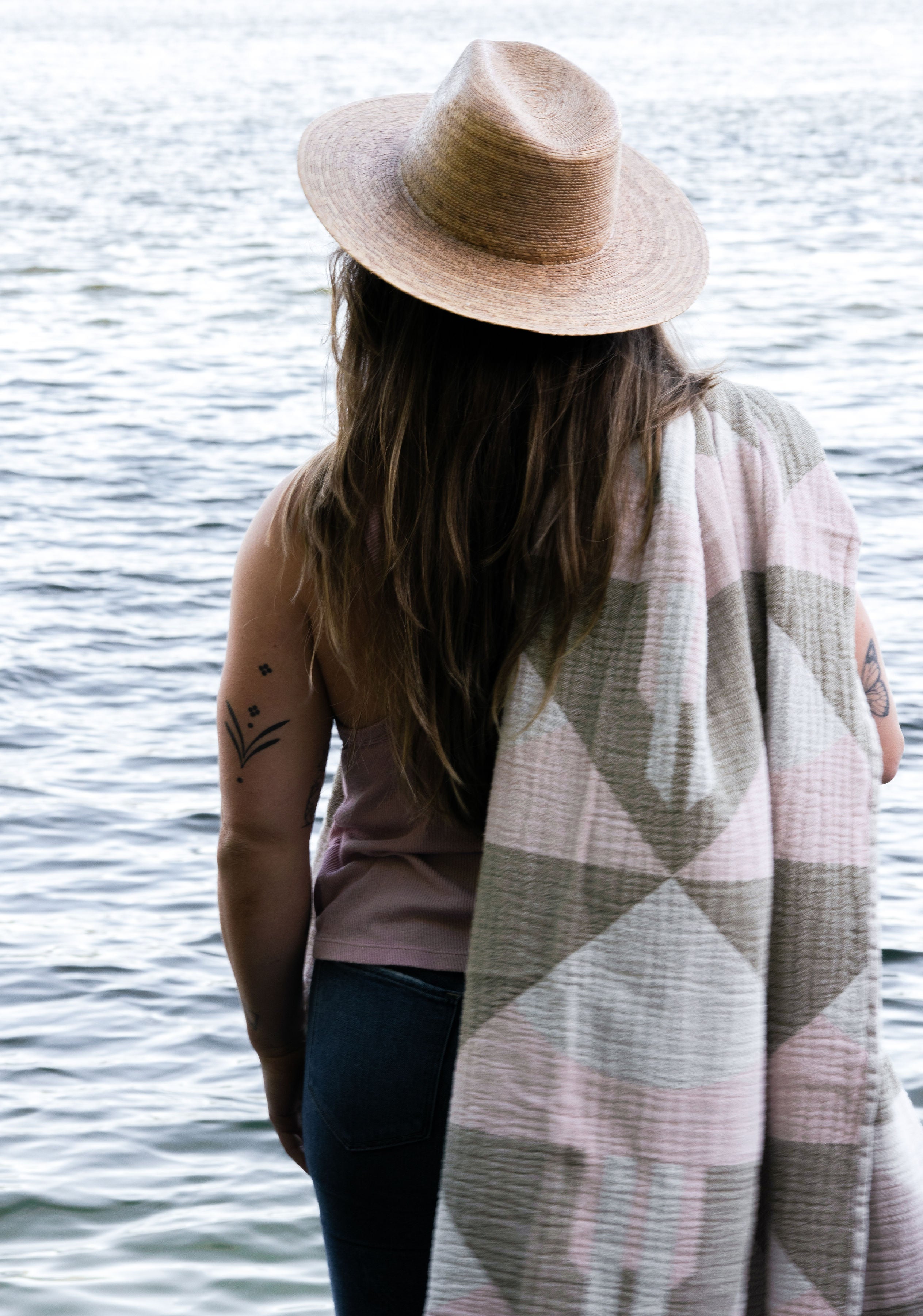 Muslin Throw - The Quill