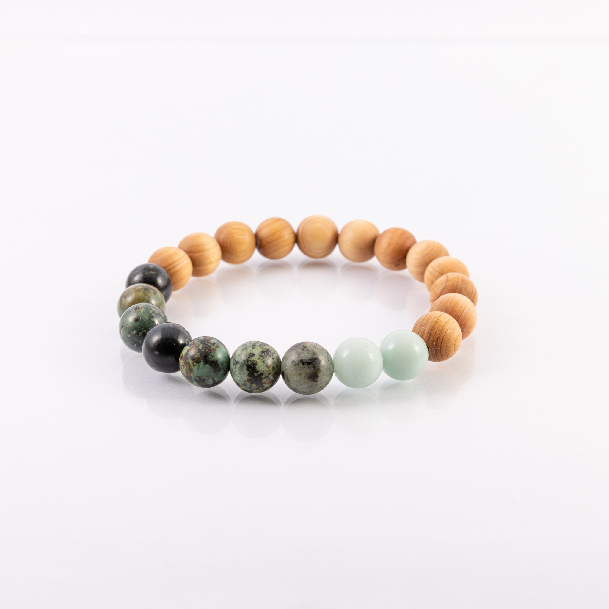 Bracelet - West Coast Wild Collection Rain Coast - Gemstone & Cedarwood