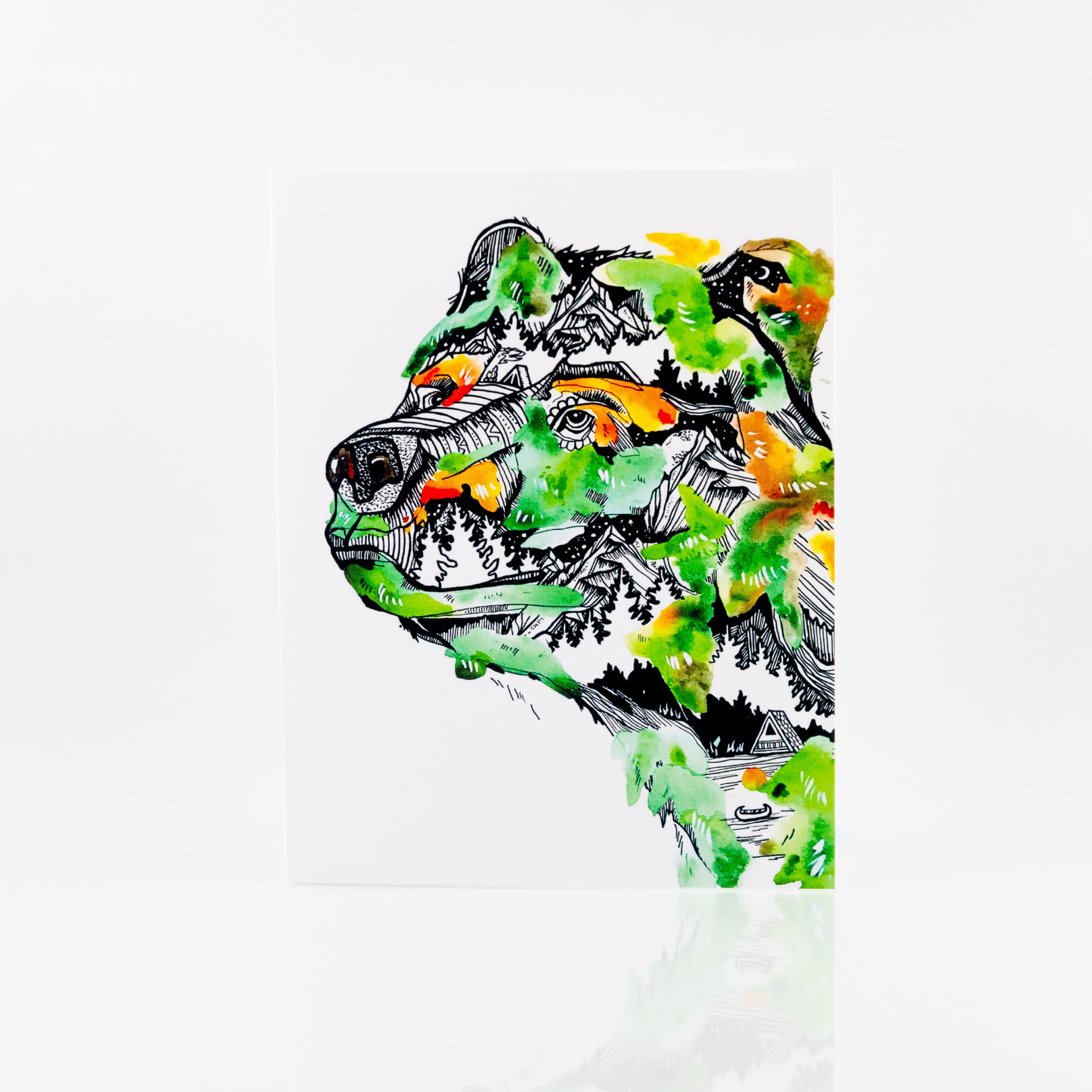 Greeting Card - Bear Cub