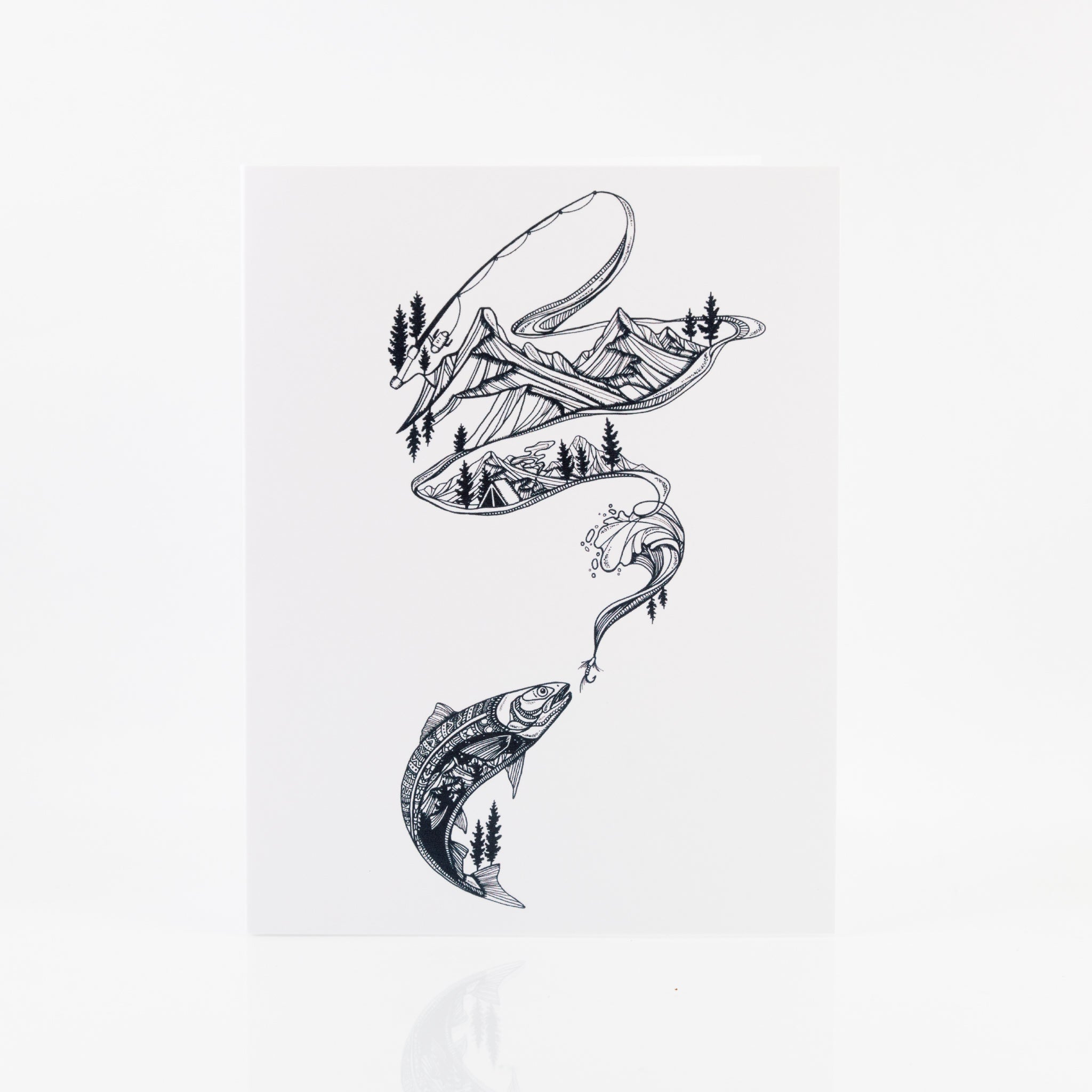 Greeting Card - Catch of the Day