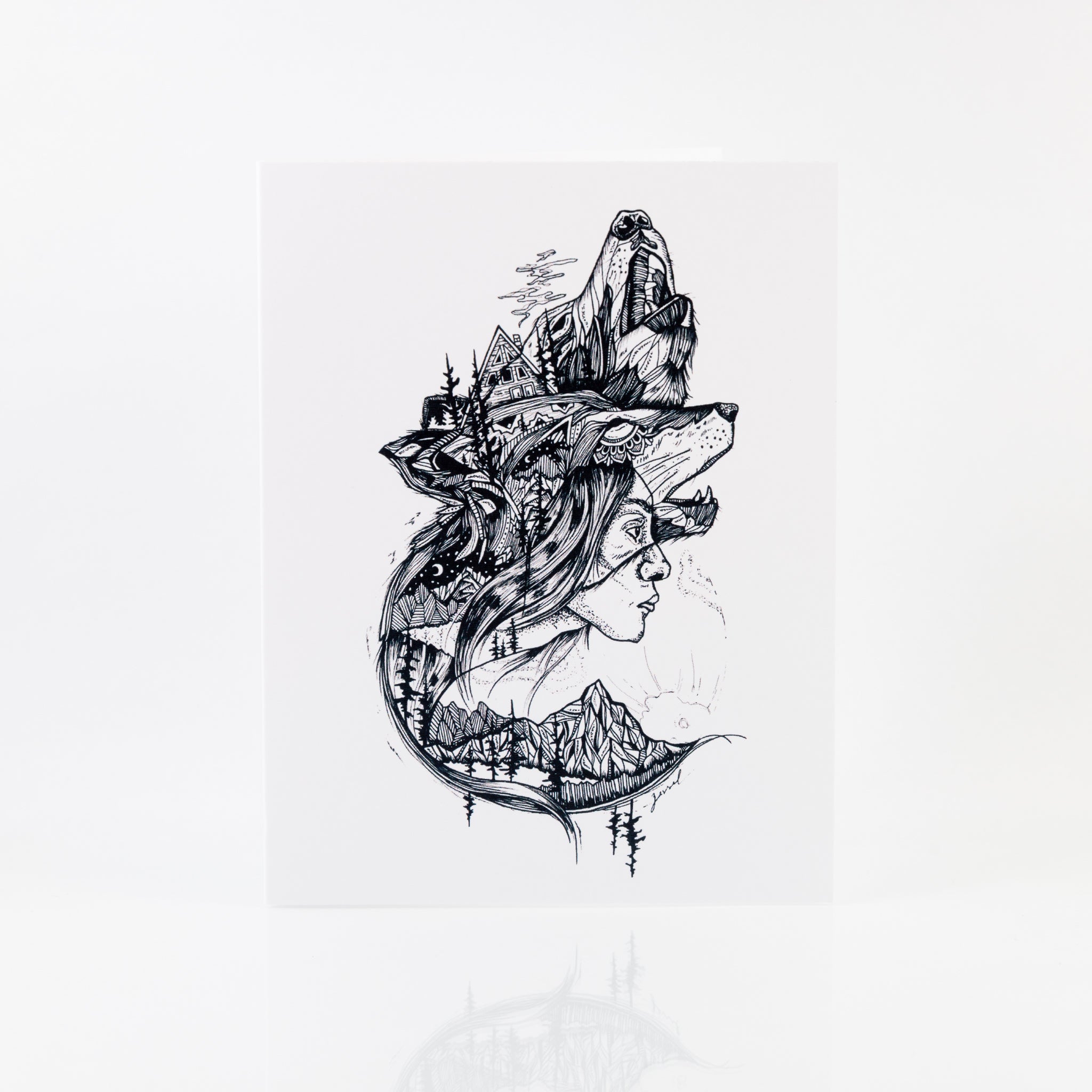 Greeting Card - The One You Feed