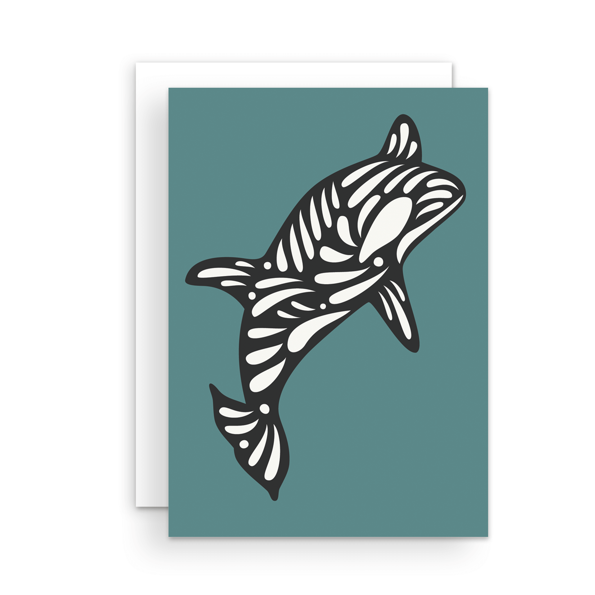 Greeting Card -Orca