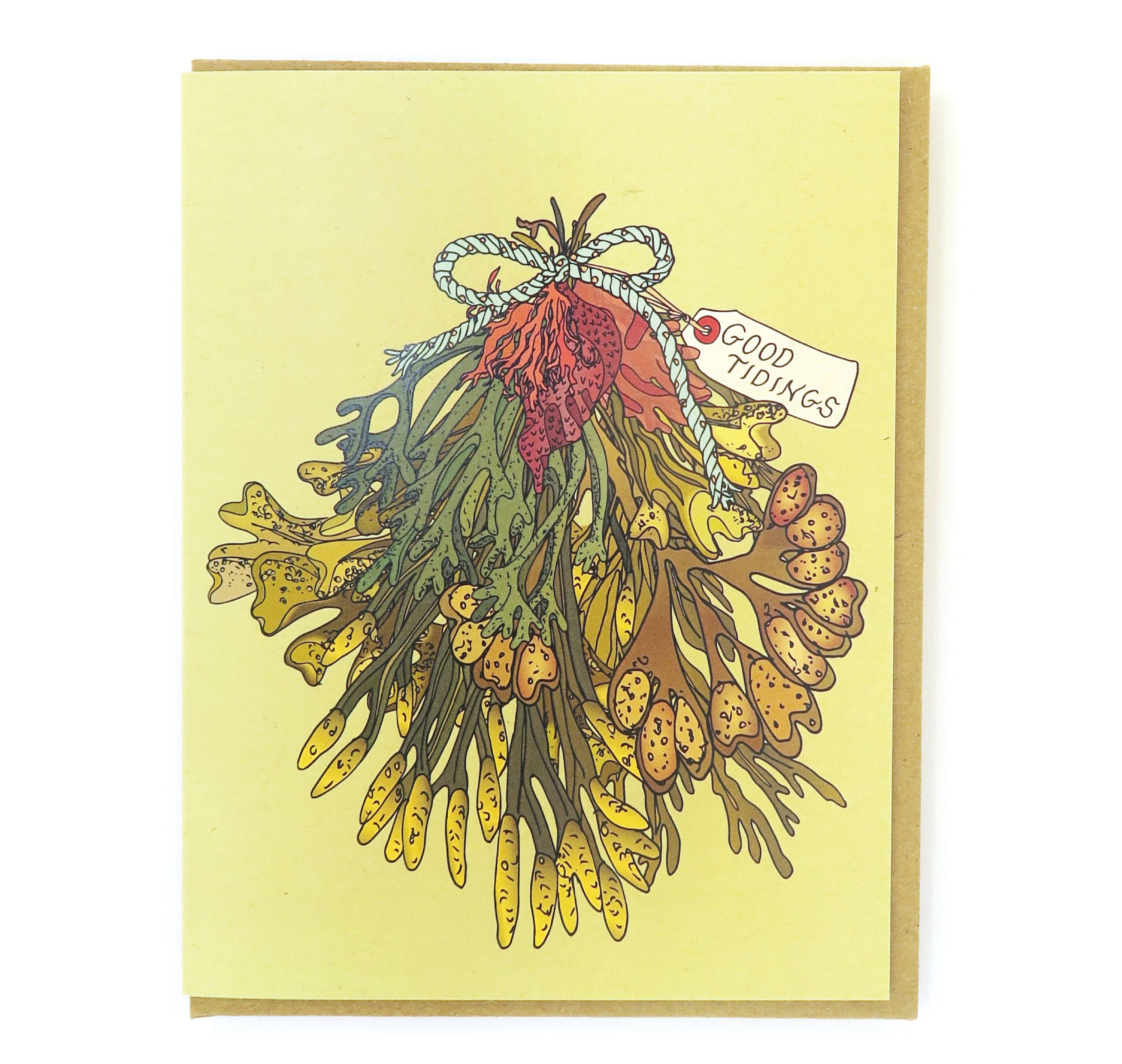 Greeting card - Coastal Kelp Mistletoe