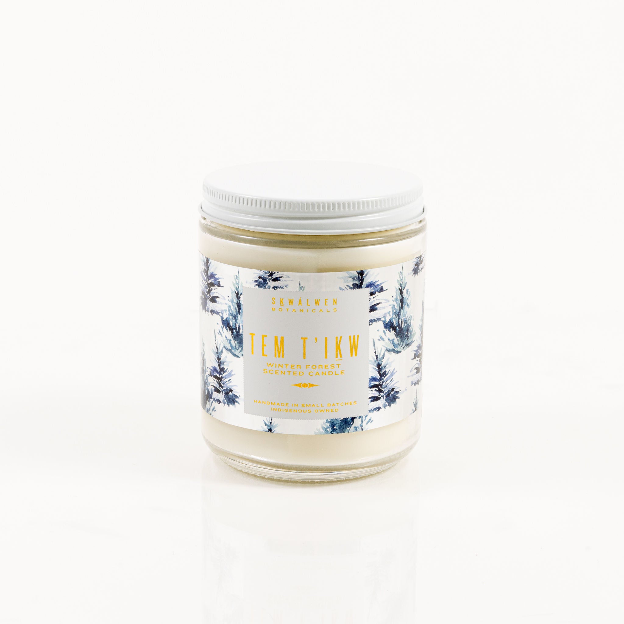 Tem t’iḵw Winter Forest Candle